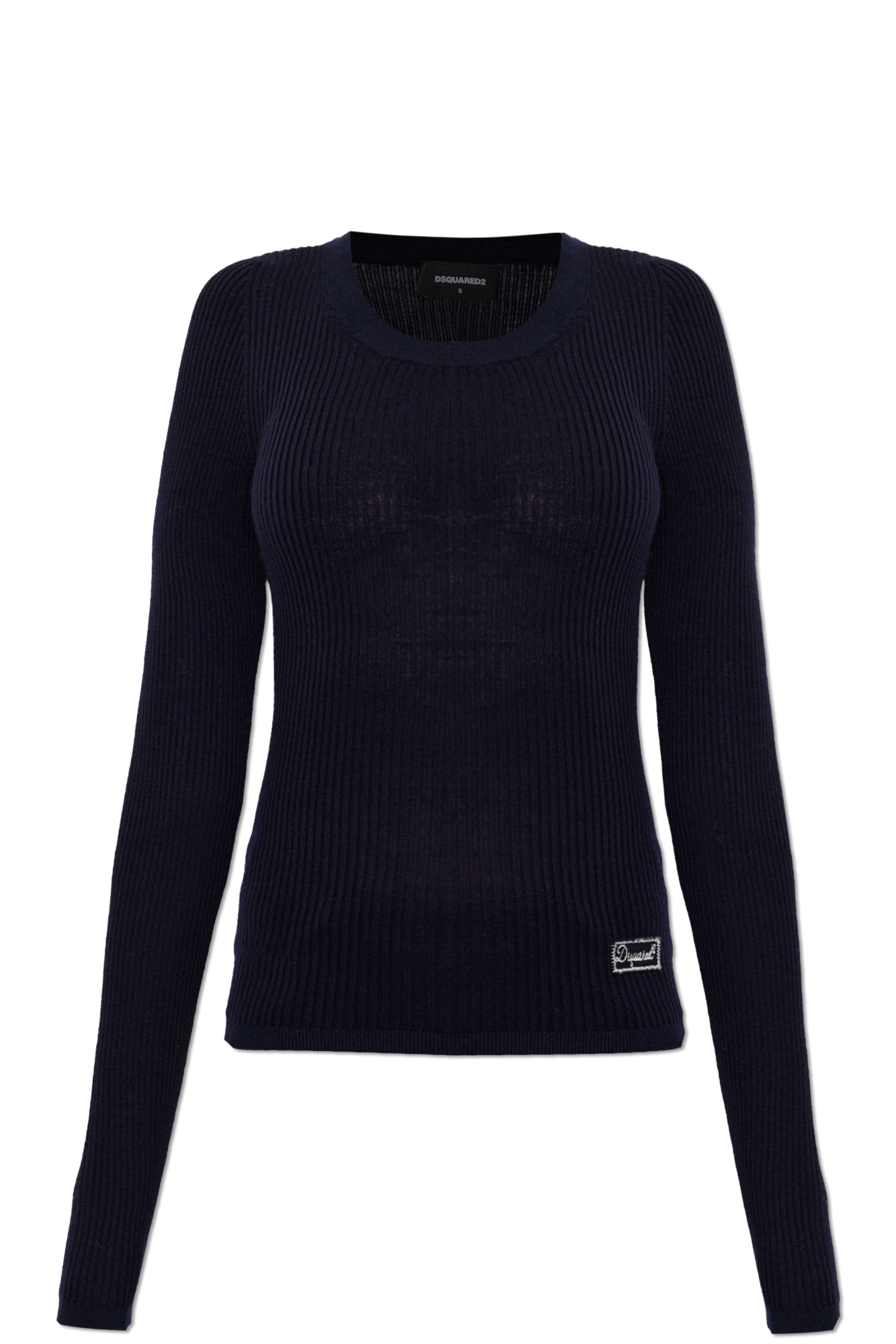 Dsquared2 Wełniany Top, Kobiety, Granatowy