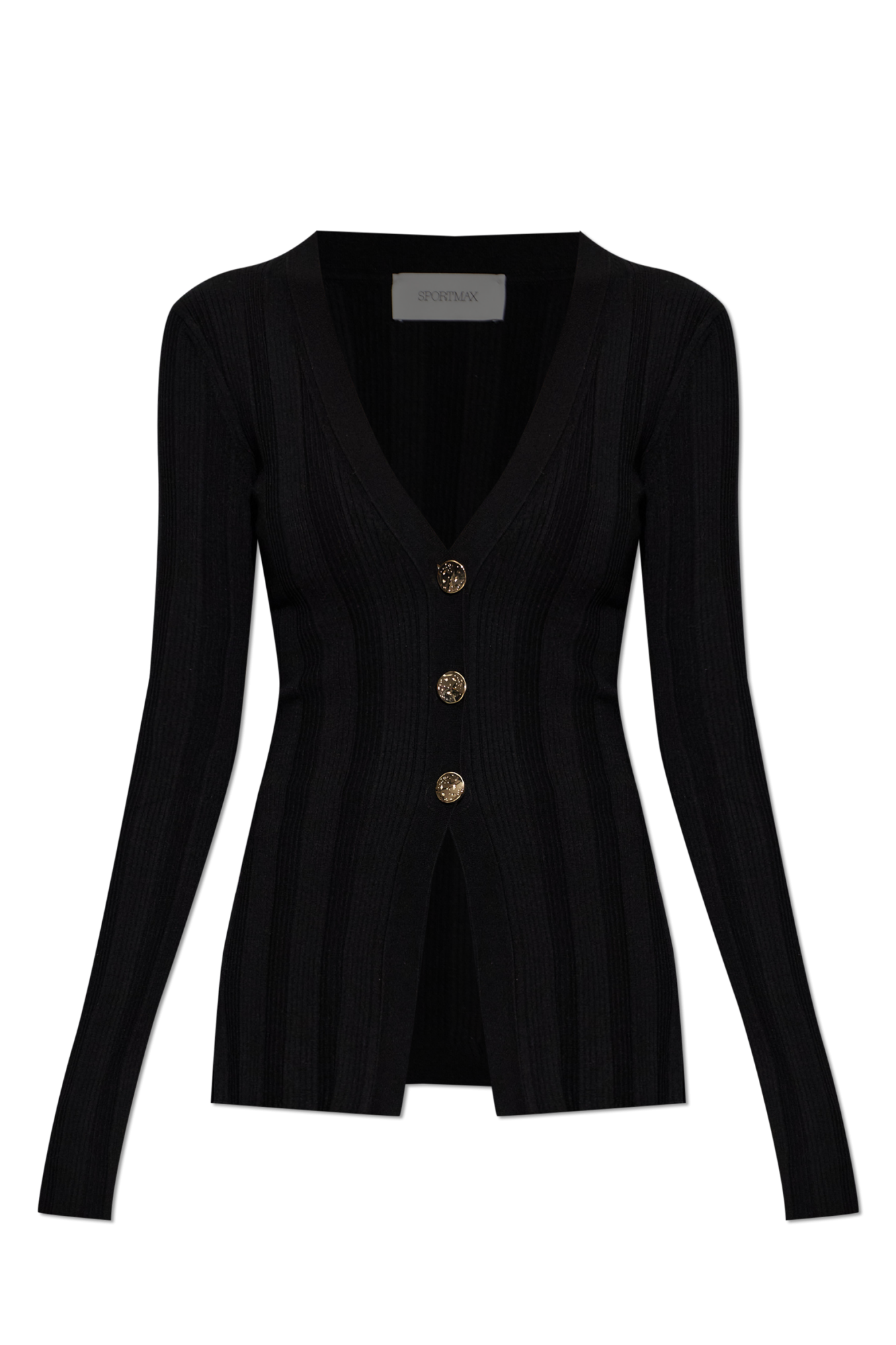 Sportmax Kardigan ‘Laser’, Kobiety, Czarny