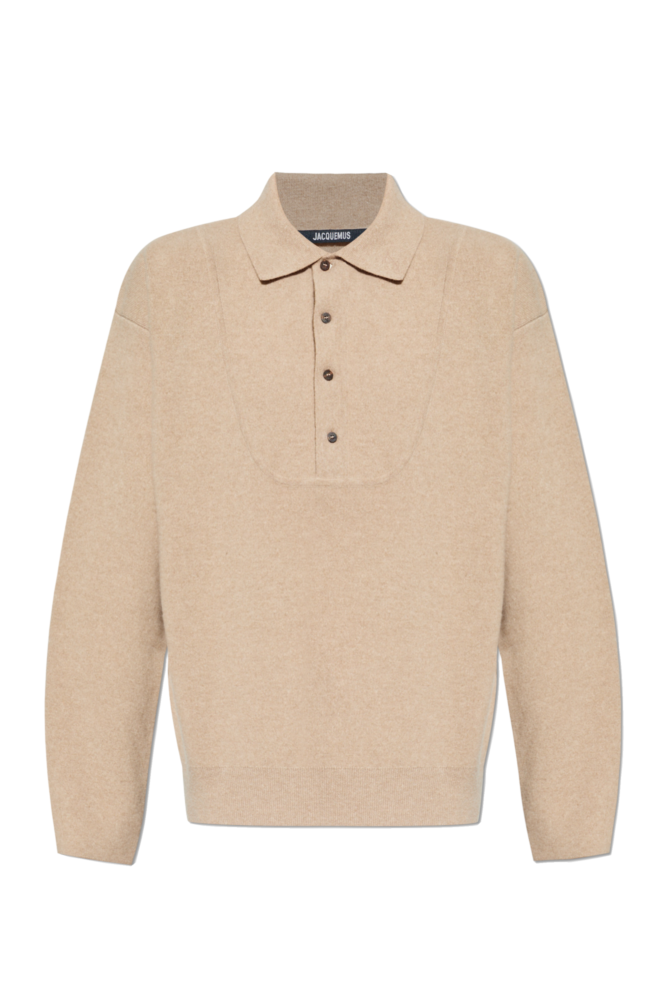 Jacquemus Wełniany Sweter, Mężczyźni, Beżowy