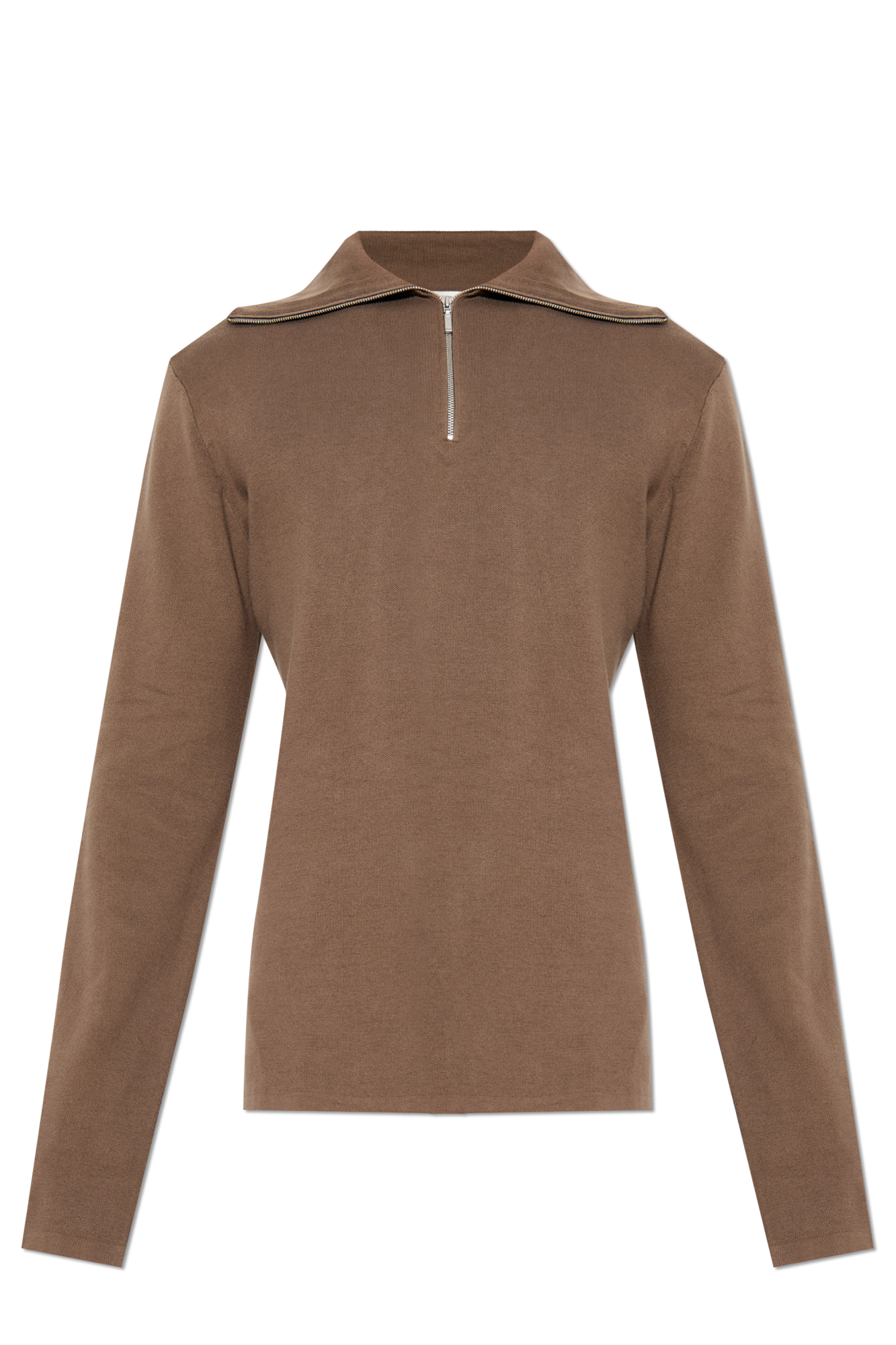 ENTIRE STUDIOS Sweter Z Kołnierzem, Mężczyźni, Brązowy