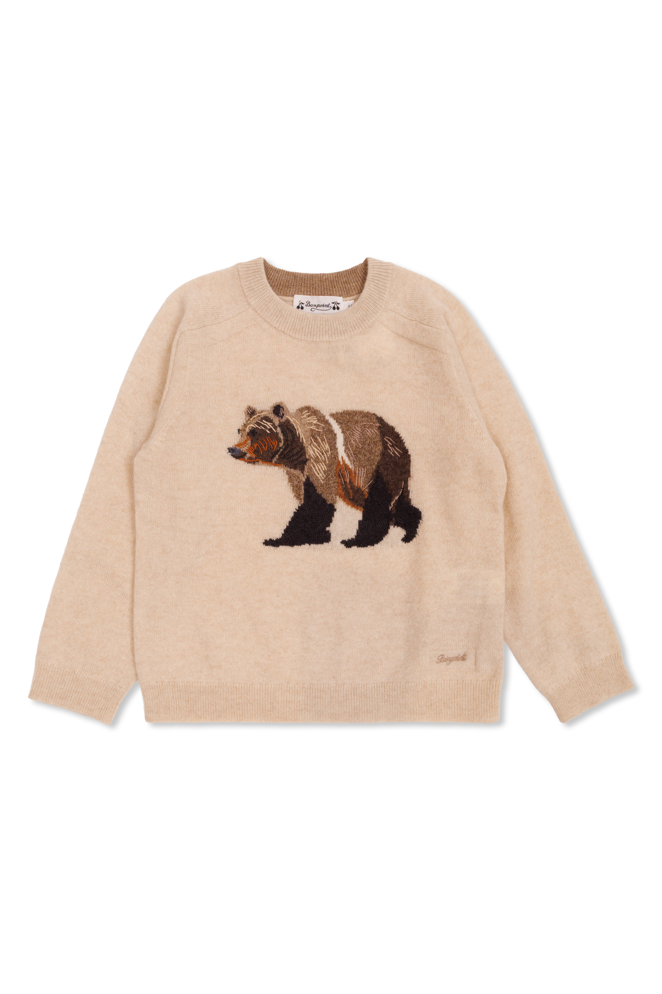 Bonpoint  Kaszmirowy Sweter `Berlioz`, Unisex, Beżowy