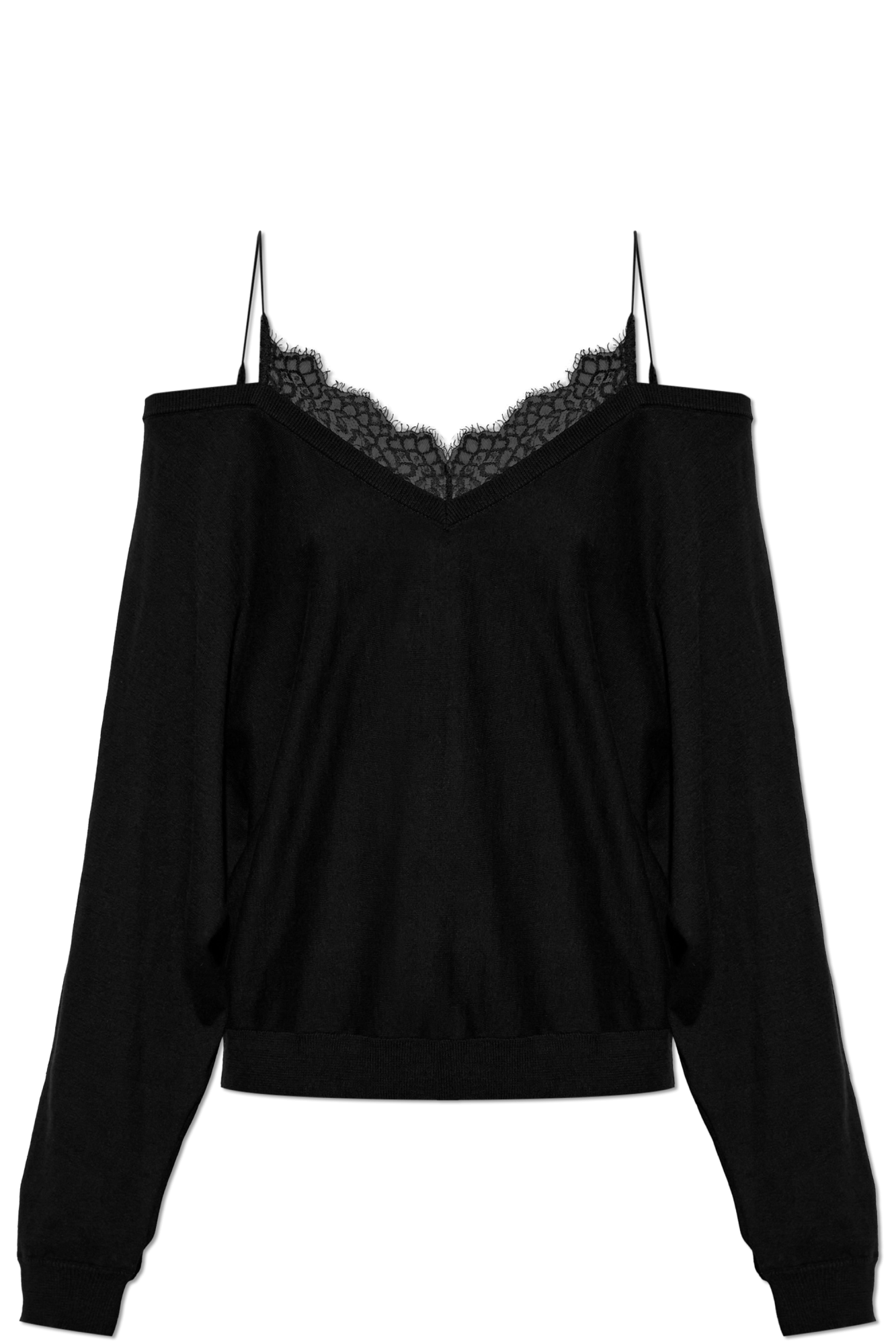 Iro Sweter ‘Ivoire’, Kobiety, Czarny