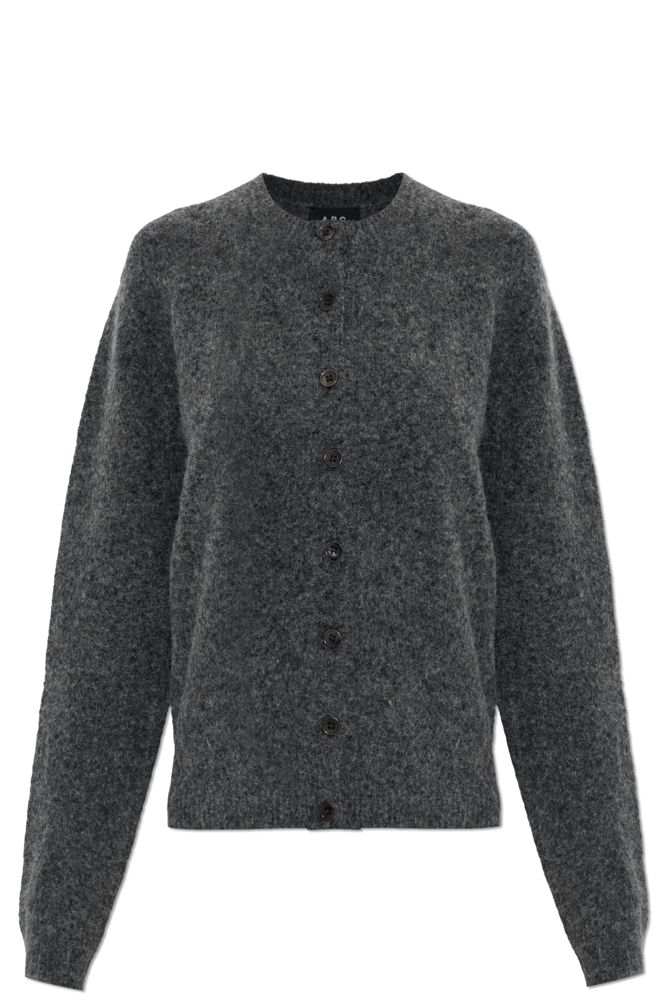 A.P.C. Wełniany Kardigan, Kobiety, Szary
