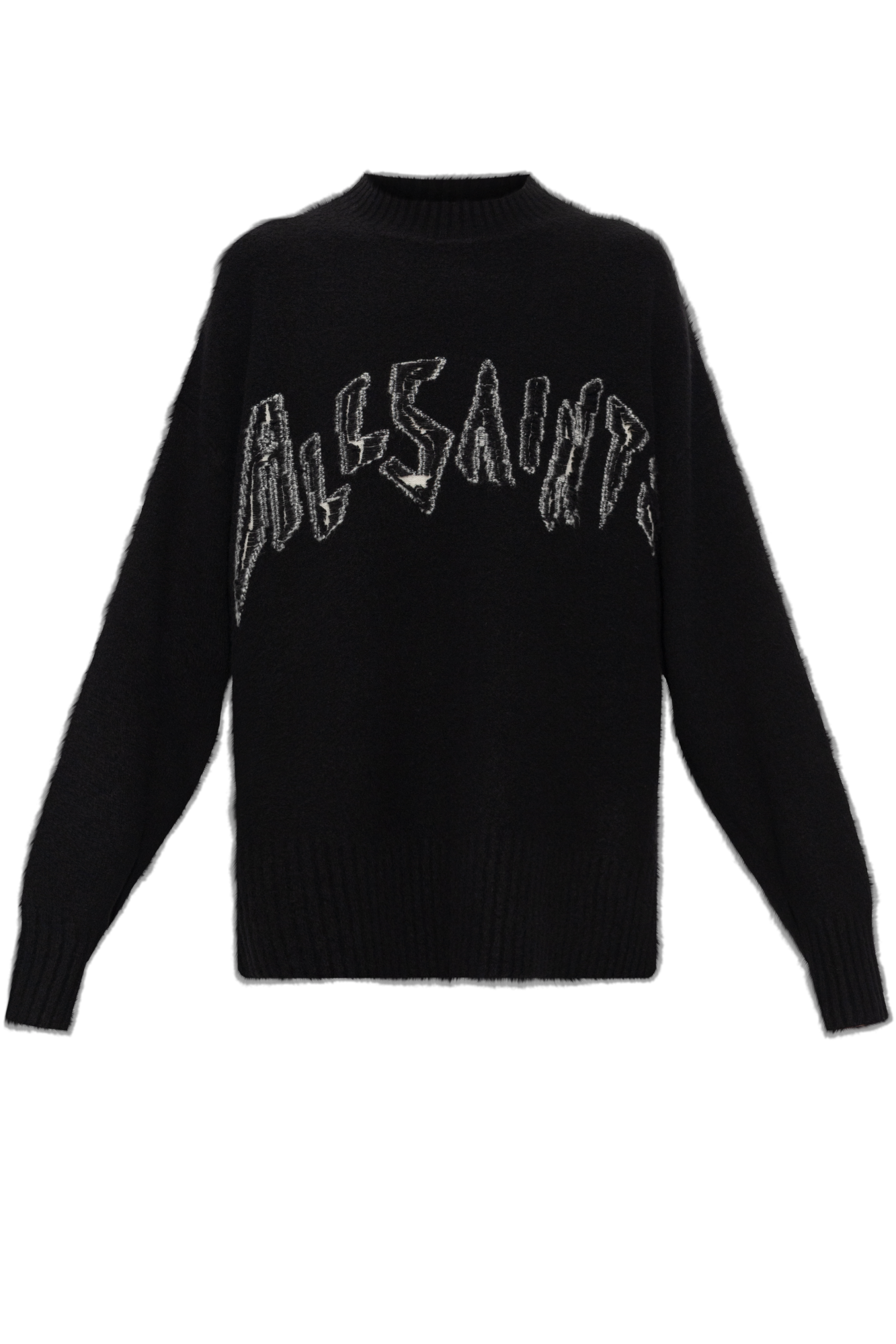 AllSaints Sweter `Zinc`, Kobiety, Czarny