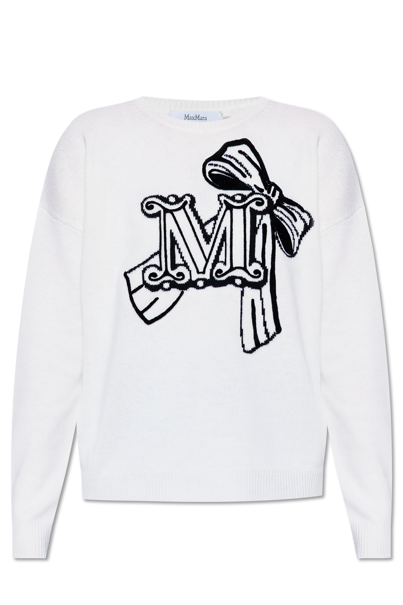 Max Mara Sweter `Zurlo`, Kobiety, Biały