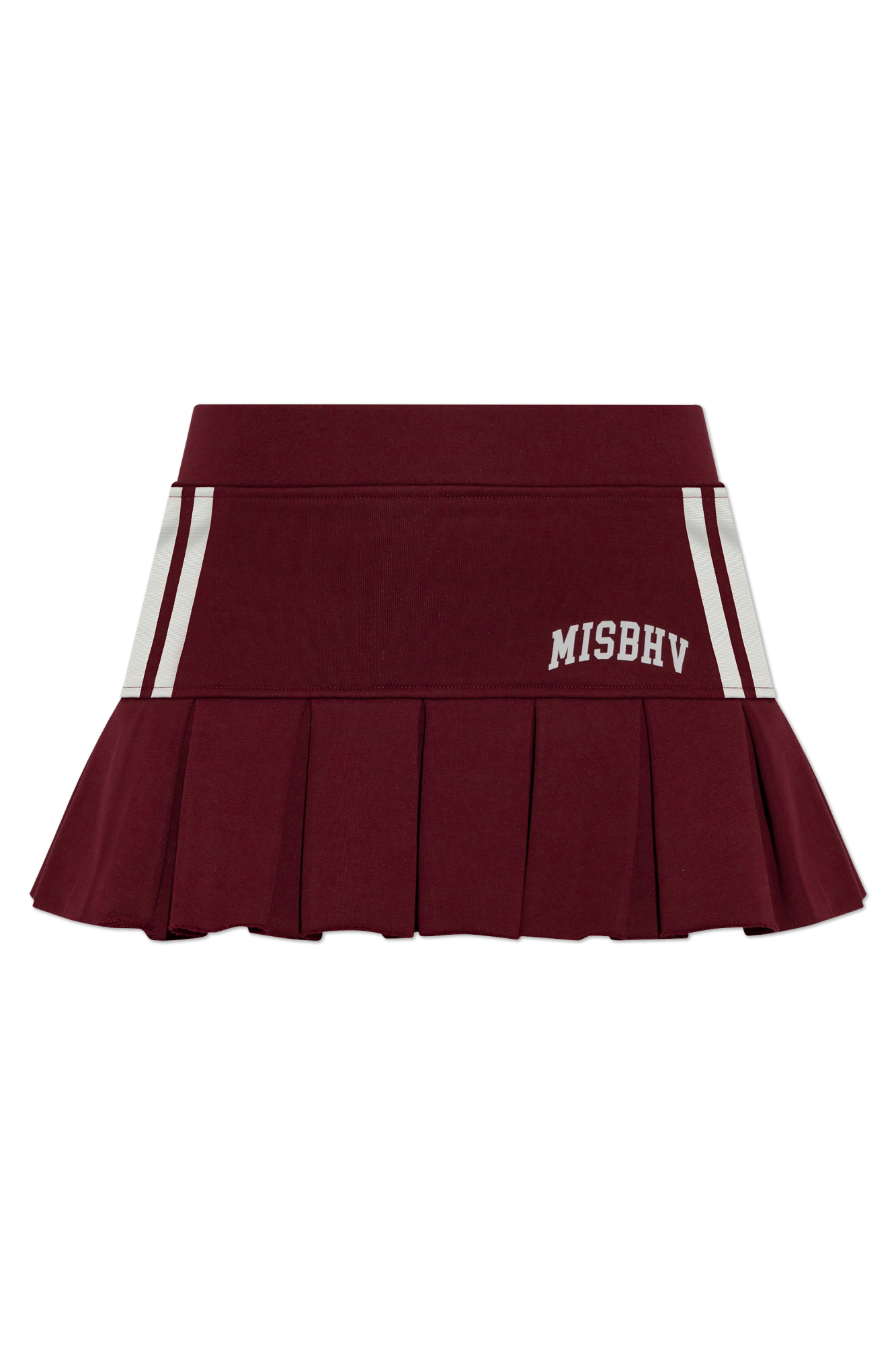 MISBHV Spódnica Z Logo, Kobiety, Bordo