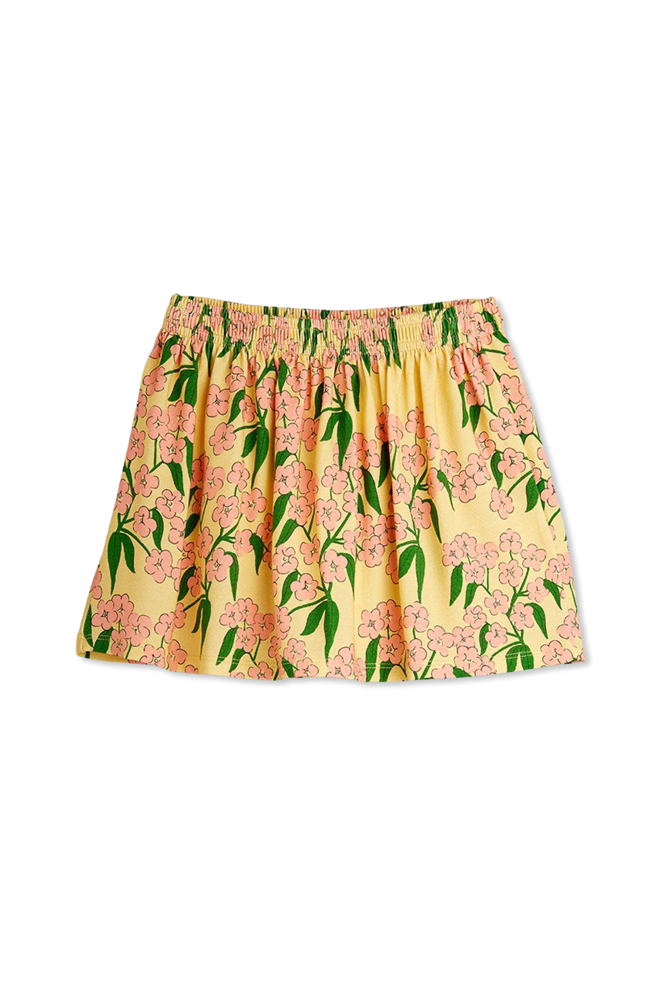 Mini Rodini Spódnica  Z Motywem Kwiatowym, Unisex, żółty