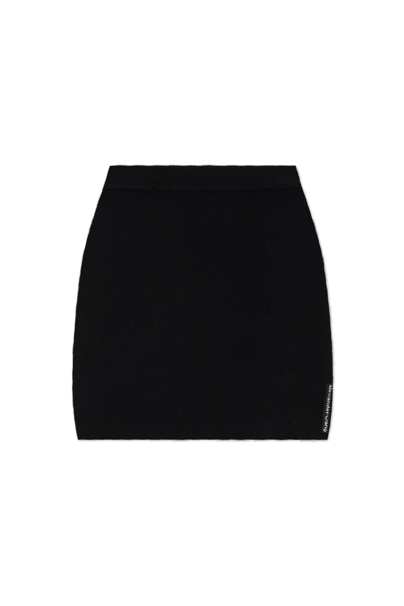 T By Alexander Wang Krótka Wełniana Spódnica, Kobiety, Czarny