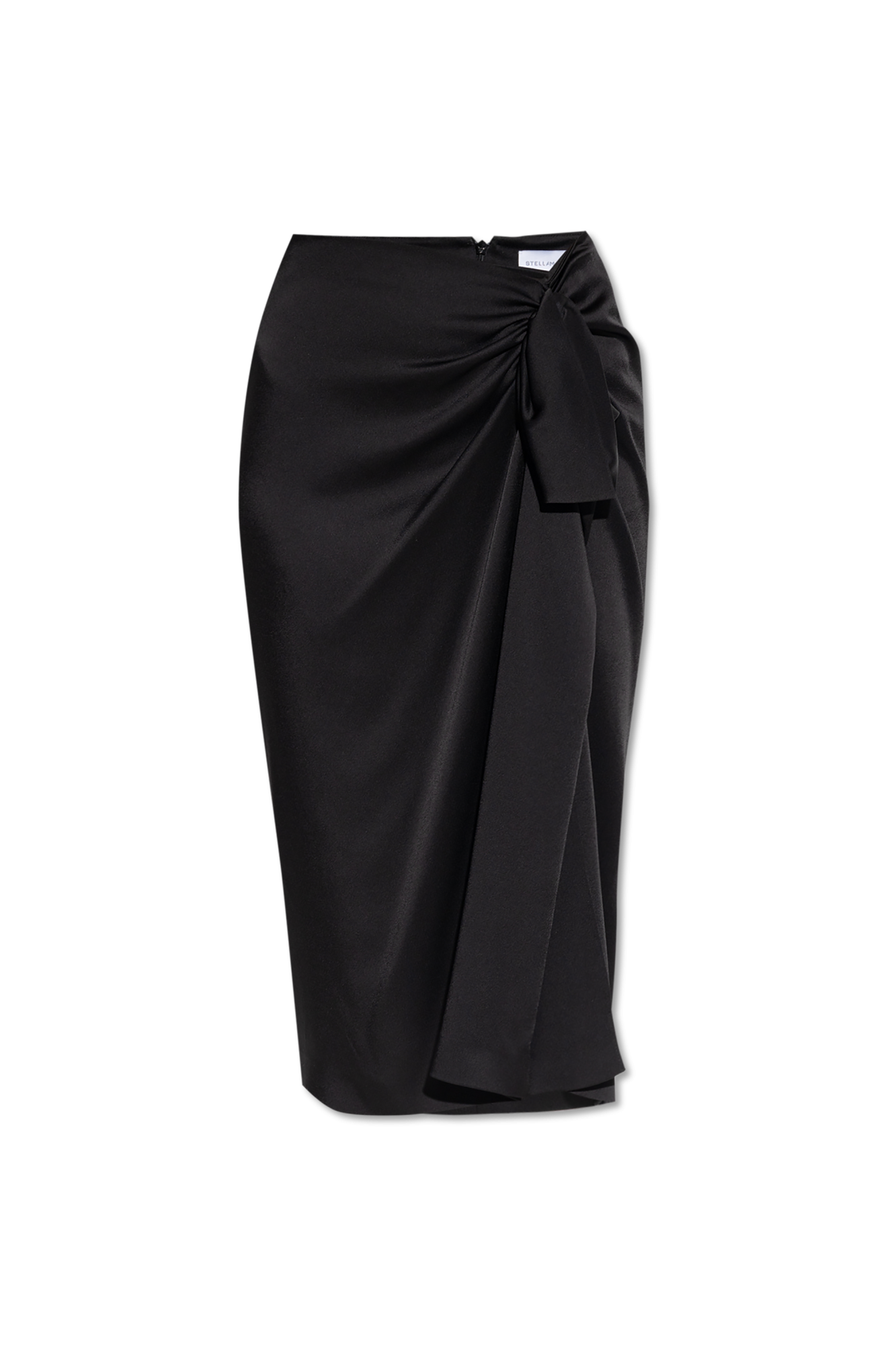 Stella McCartney Spódnica Z Wiązaniem, Kobiety, Czarny