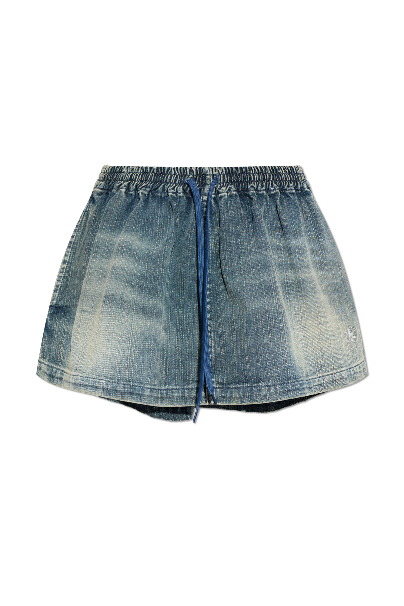 Balenciaga Krótka Jeansowa Spódnica, Kobiety, Niebieski