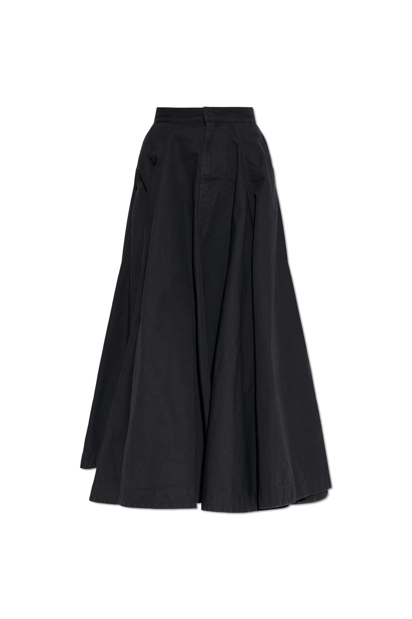 Balenciaga Jeansowa Spódnica Z Kieszeniami, Kobiety, Czarny