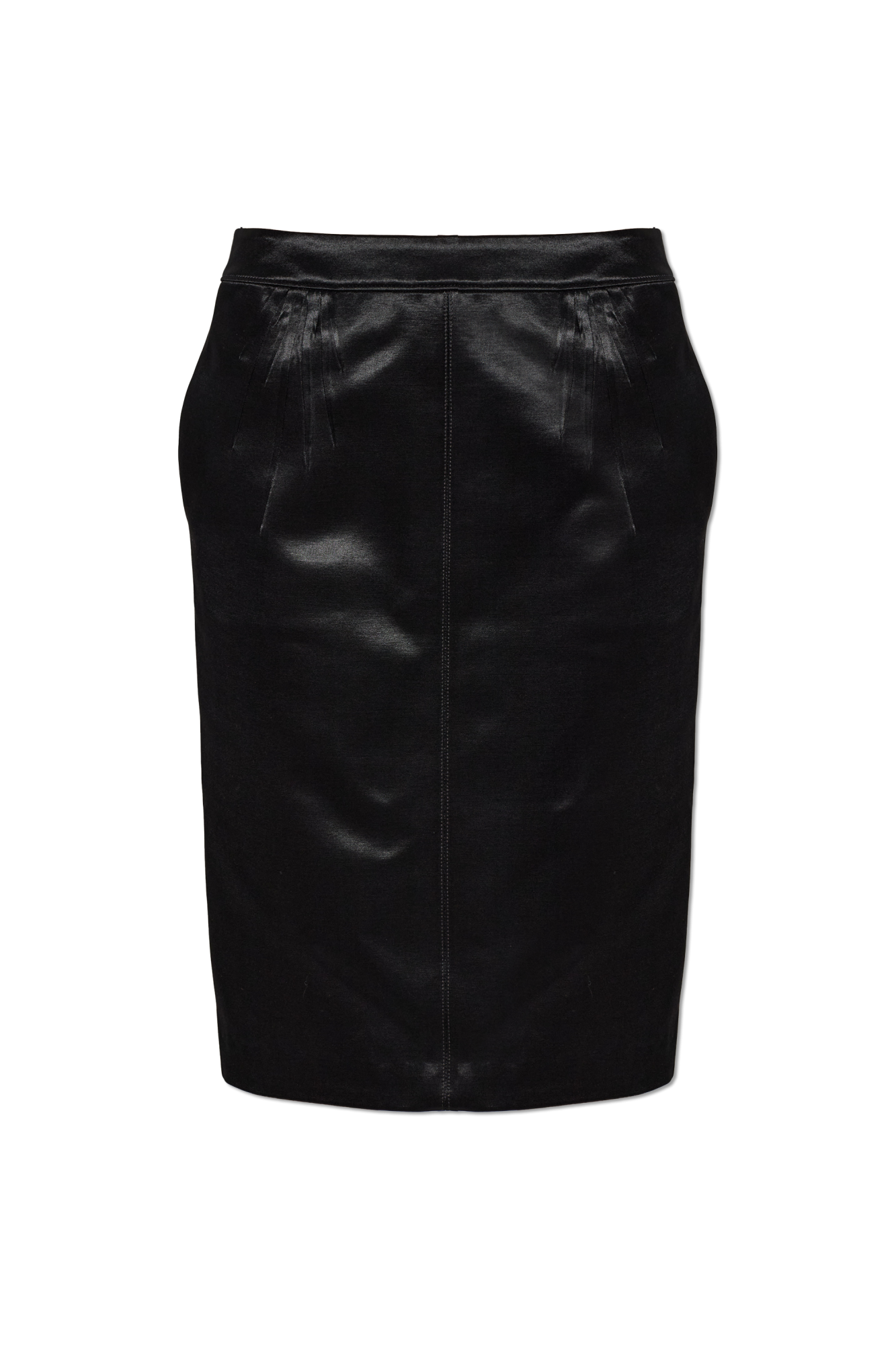 Saint Laurent Spódnica Z Kieszeniami, Kobiety, Czarny