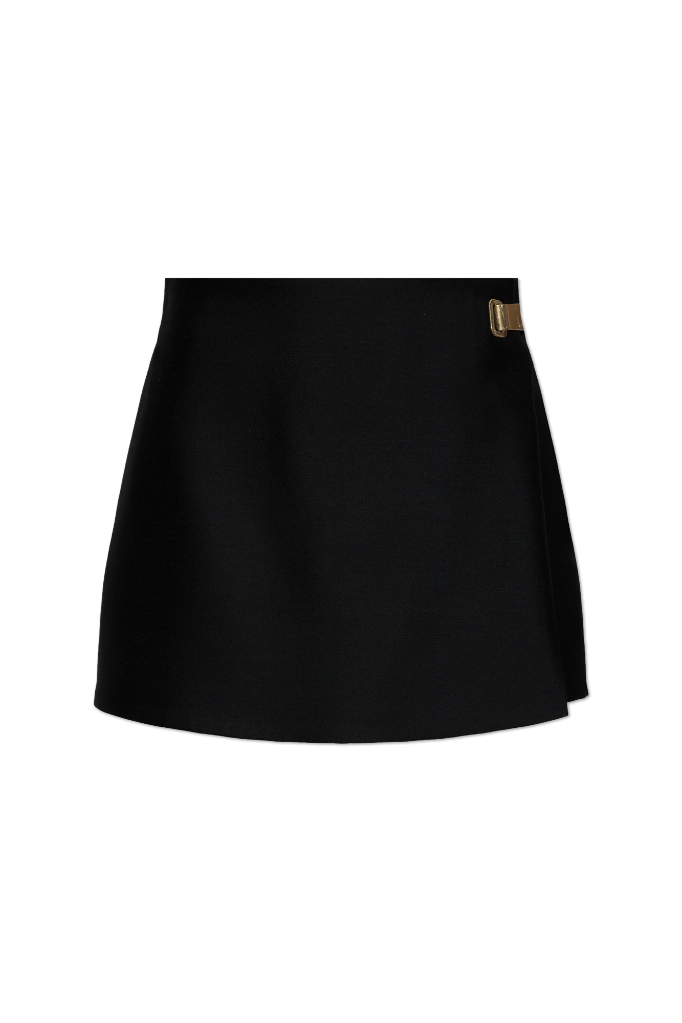 Balenciaga Wełniane Spódnico-szorty, Kobiety, Czarny