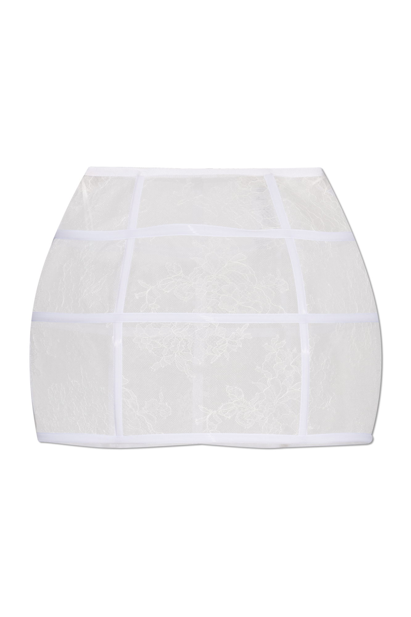Blumarine Koronkowa Spódnica, Kobiety, Biały