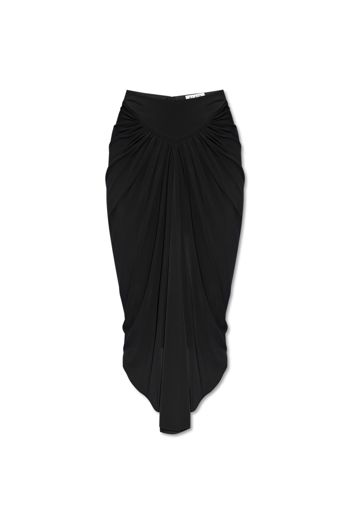 Alaïa Spódnica Z Drapowaniem, Kobiety, Czarny