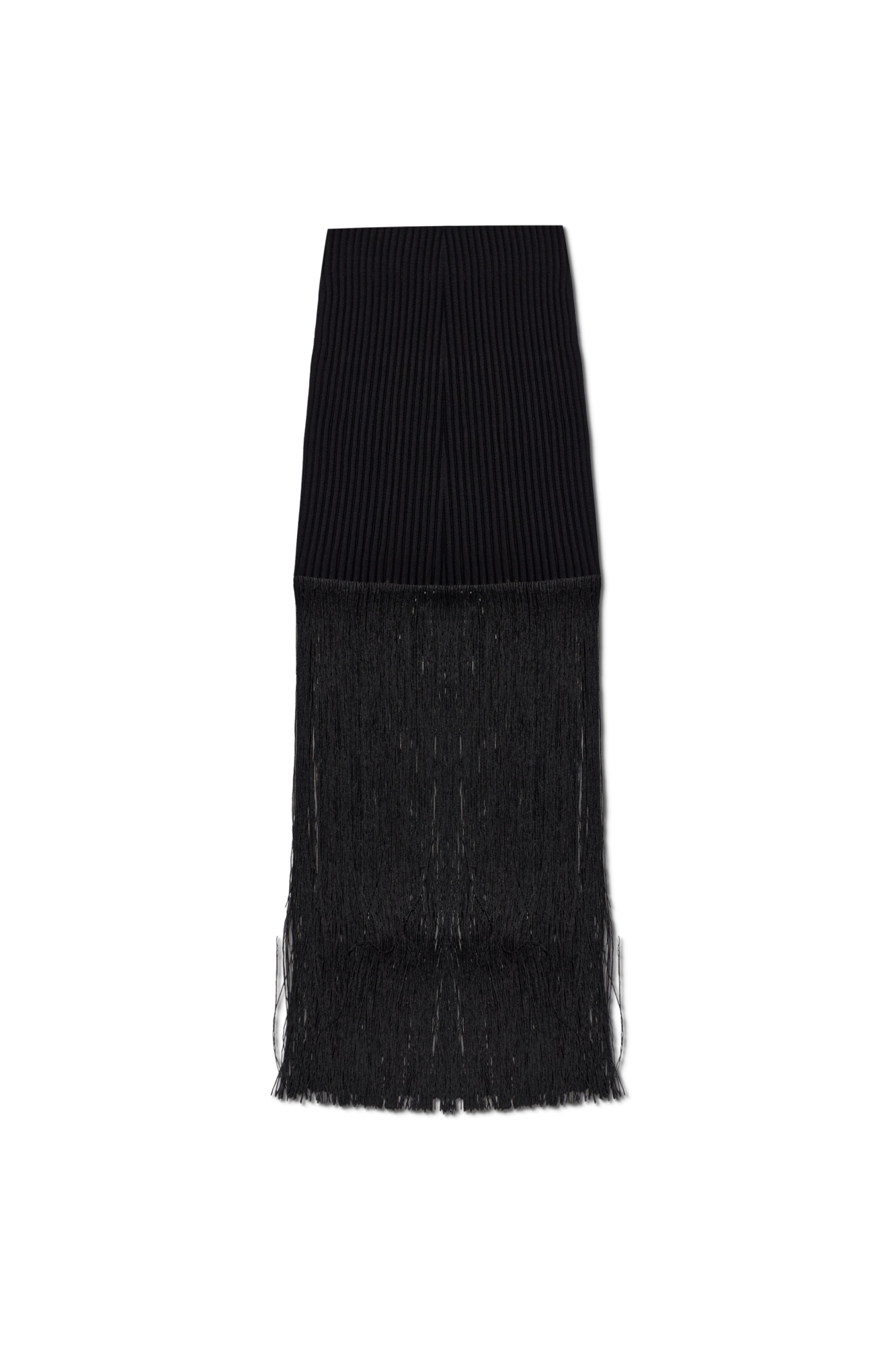 Alaïa Spódnica Z Frędzlami, Kobiety, Czarny