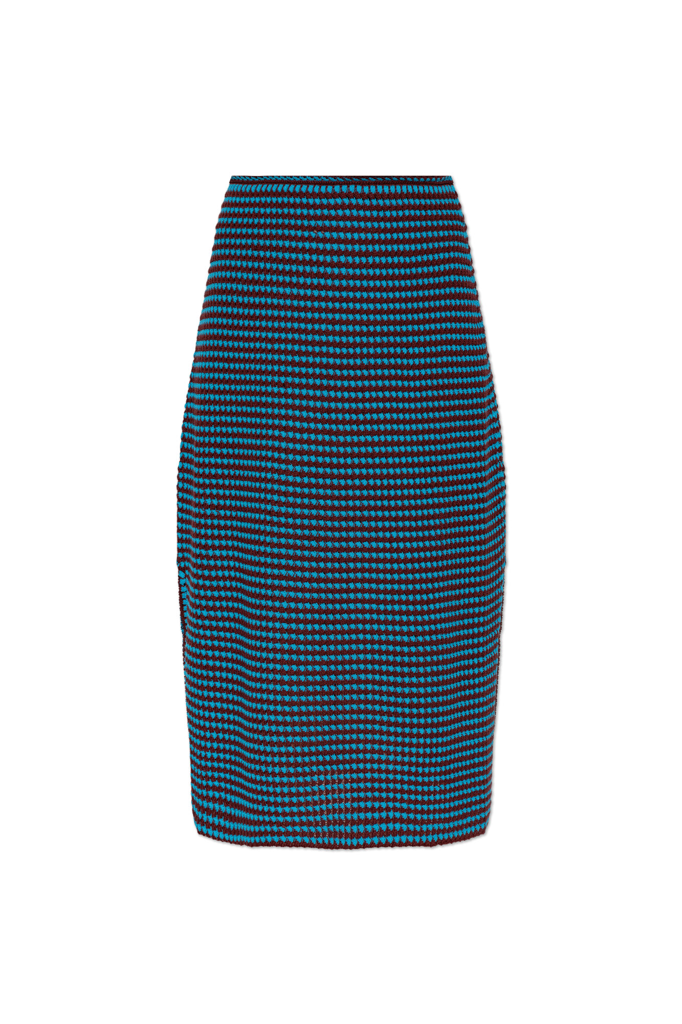 Alaïa Spódnica Z Rozcięciem Po Bokach, Kobiety, Niebieski