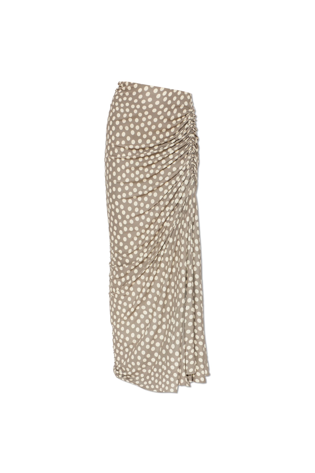 Alaïa Spódnica Ze Wzorem W Kropki, Kobiety, Beżowy