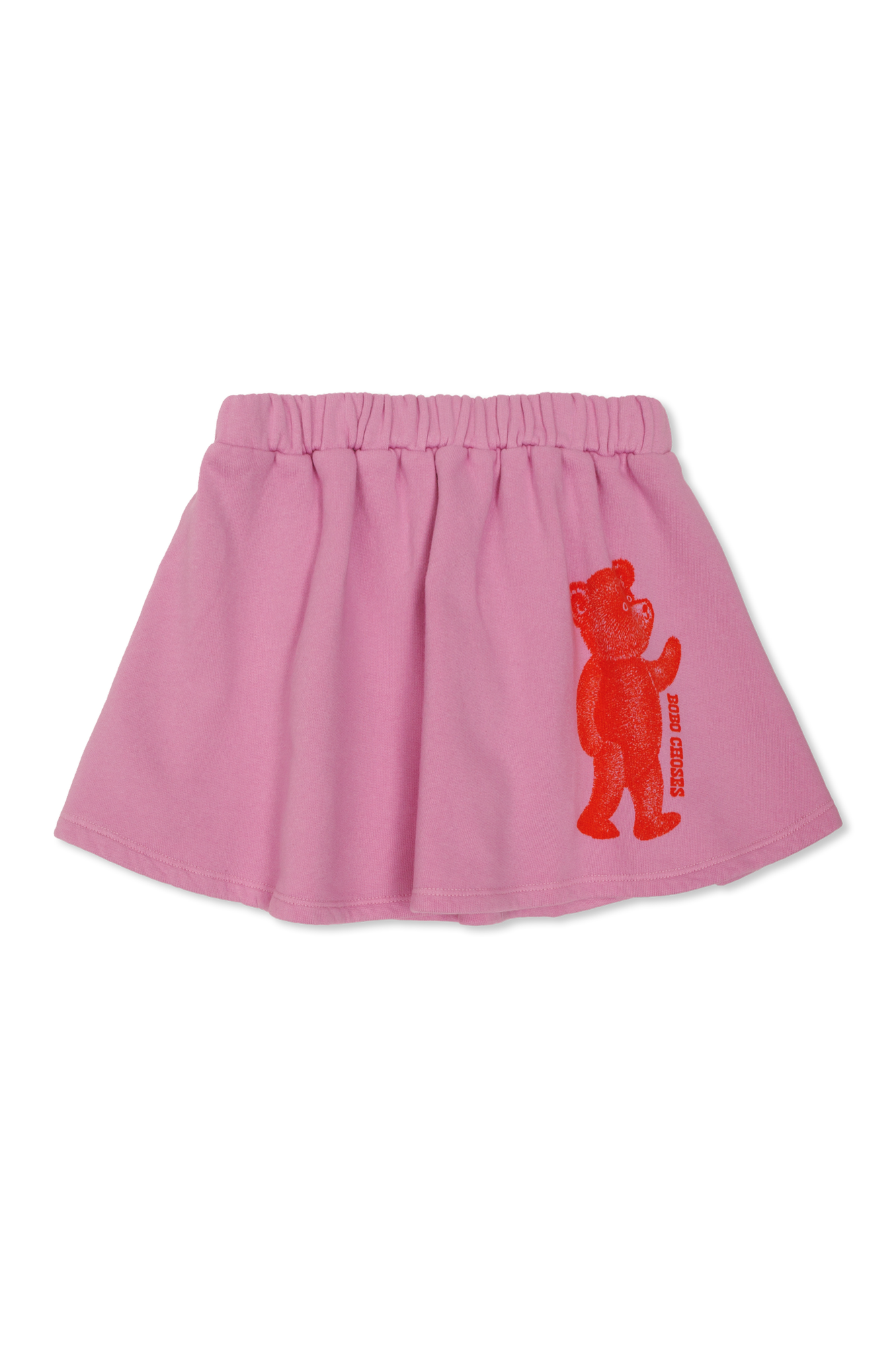 Bobo Choses Bawełniana Spódnica Z Nadrukiem, Unisex, Różowy