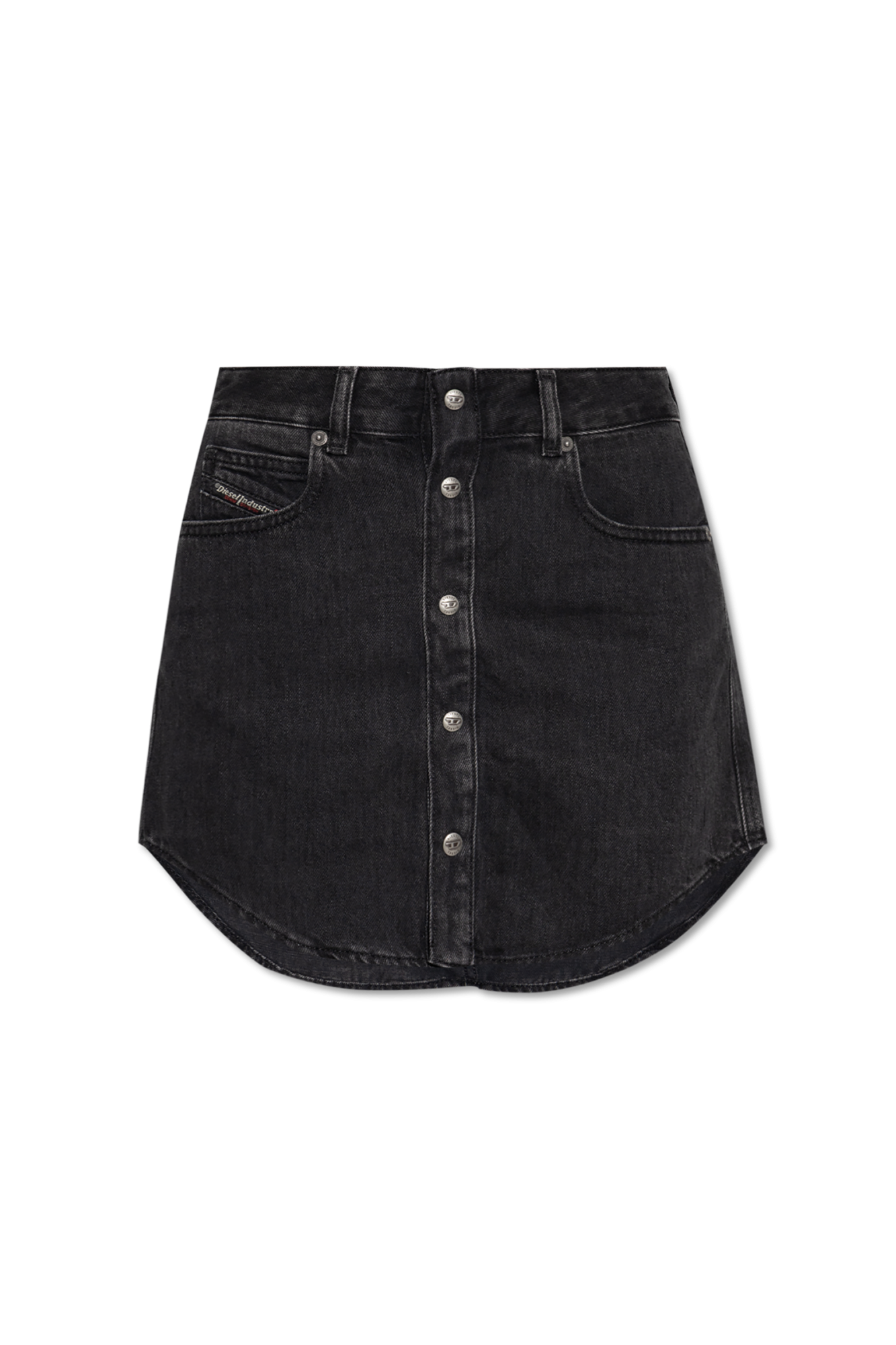 Diesel Jeansowa Spódnica `DE-ARD`, Kobiety, Czarny