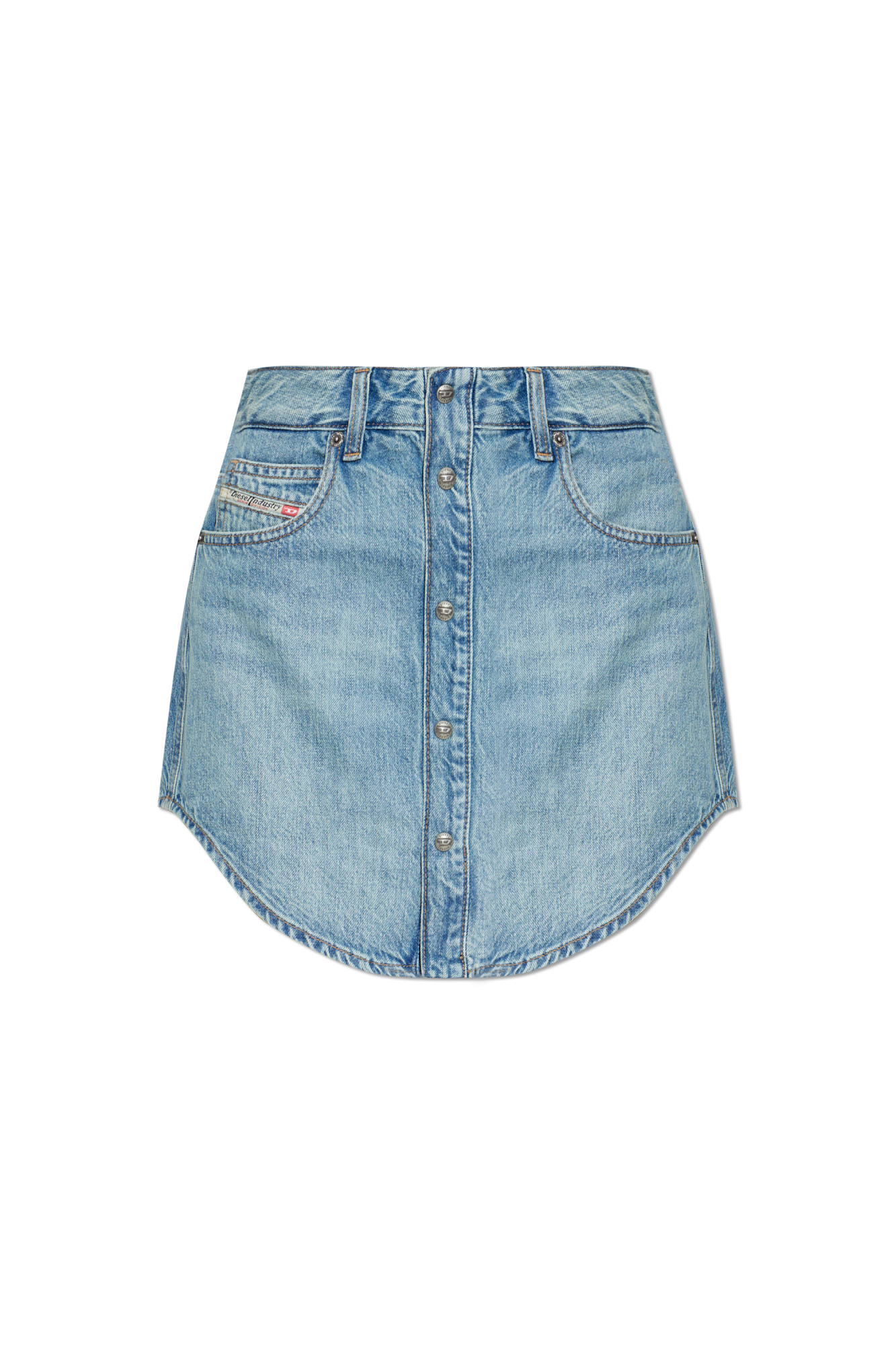 Diesel Jeansowa Spódnica ‘DE-ARD’, Kobiety, Niebieski