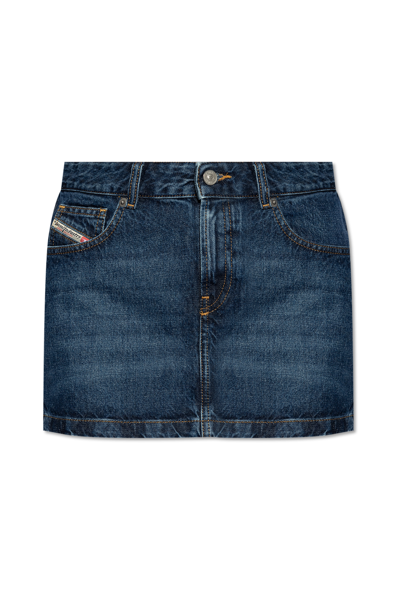 Diesel Jeansowa Spódnica `DE-RON`, Kobiety, Granatowy