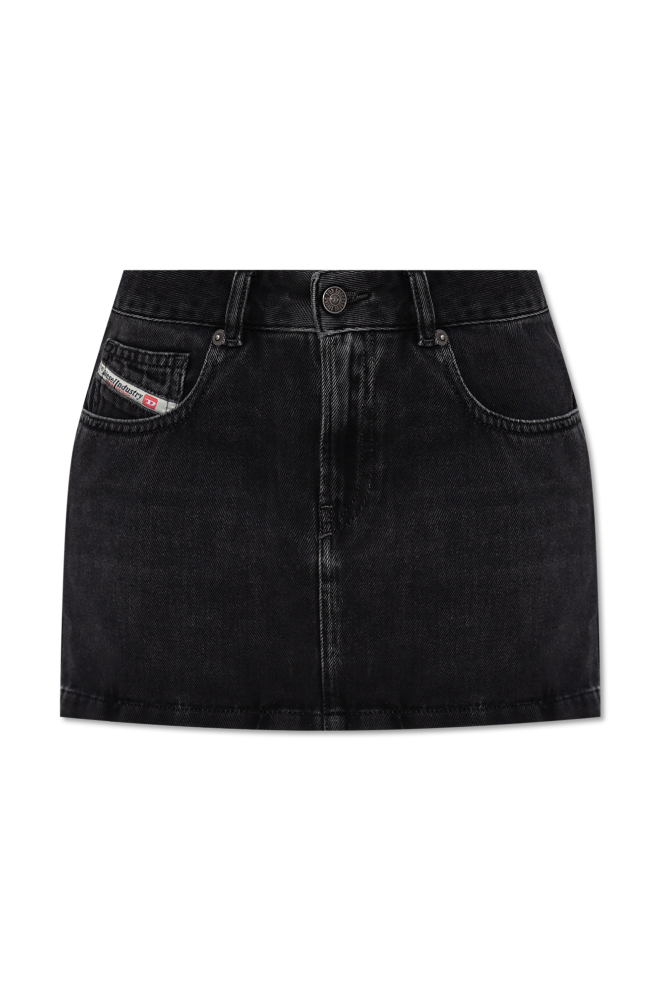 Diesel Spódnica `DE-RON`, Kobiety, Czarny