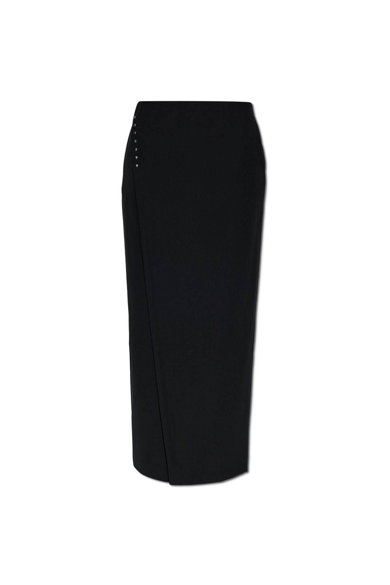 Emporio Armani Spódnica Z Zakładką, Kobiety, Czarny