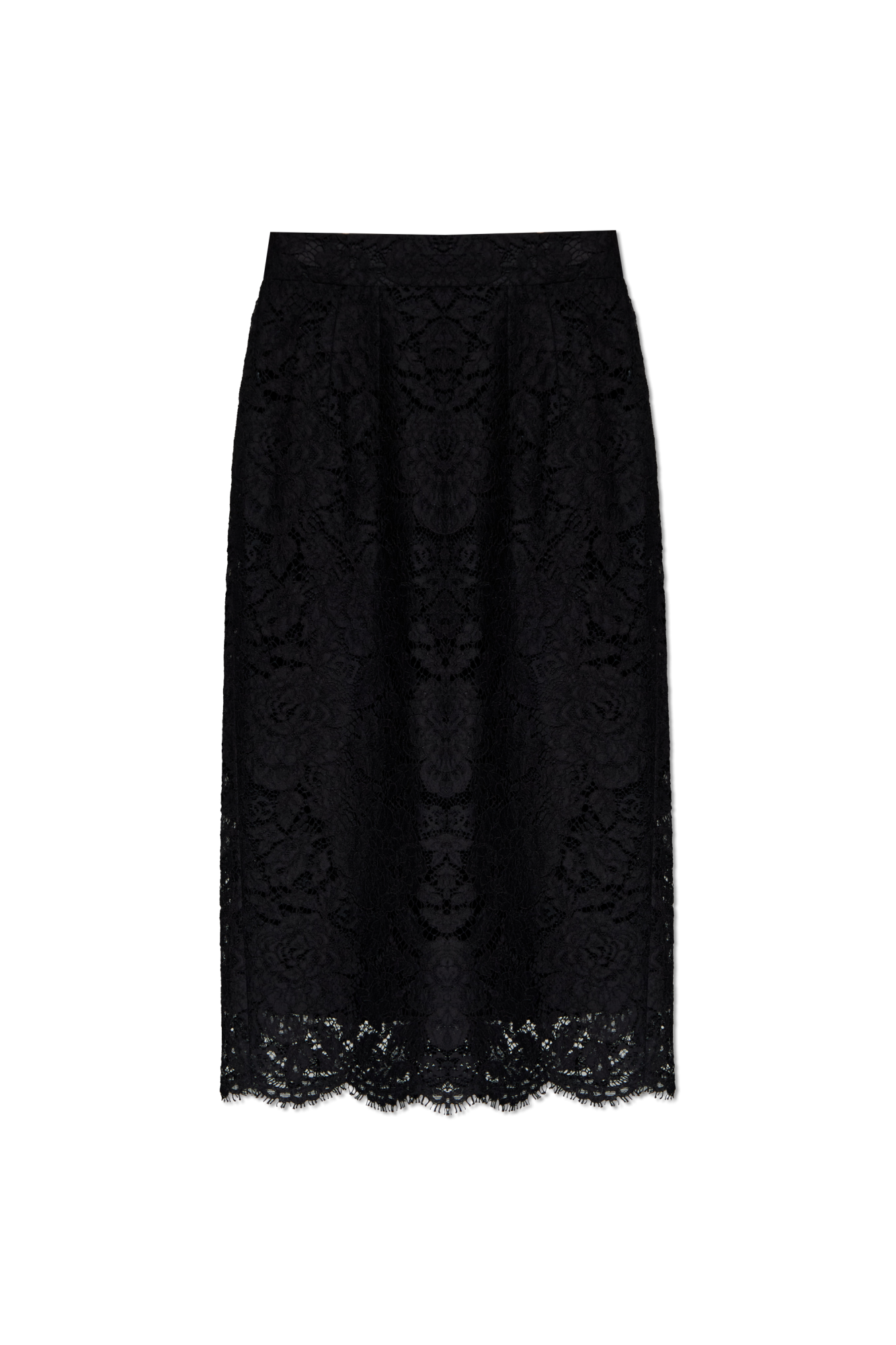 Dolce & Gabbana Koronkowa Spódnica, Kobiety, Czarny
