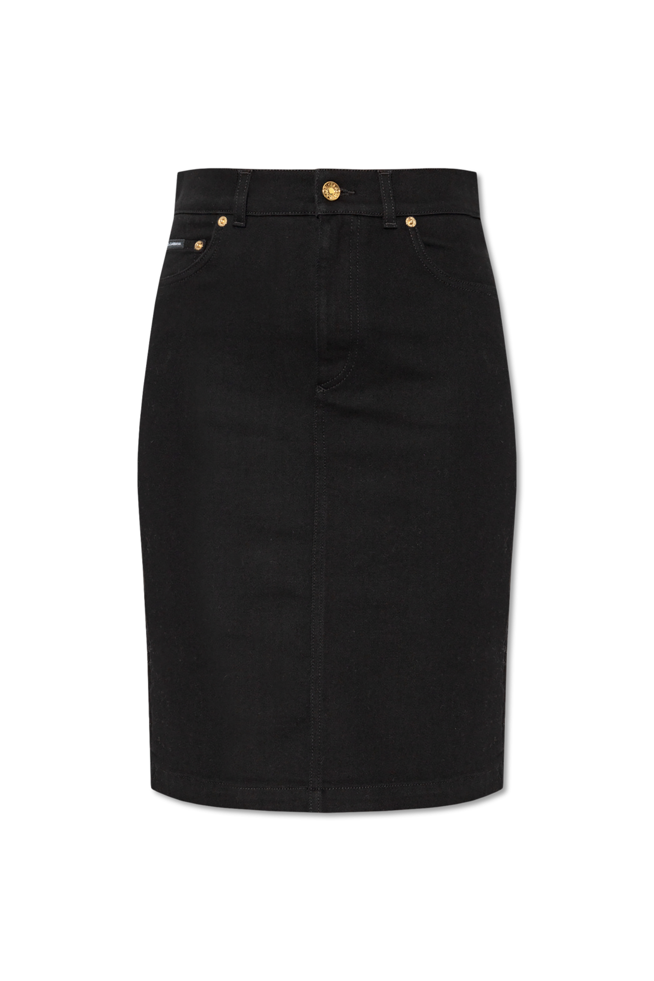 Dolce & Gabbana Jeansowa Spódnica, Kobiety, Czarny