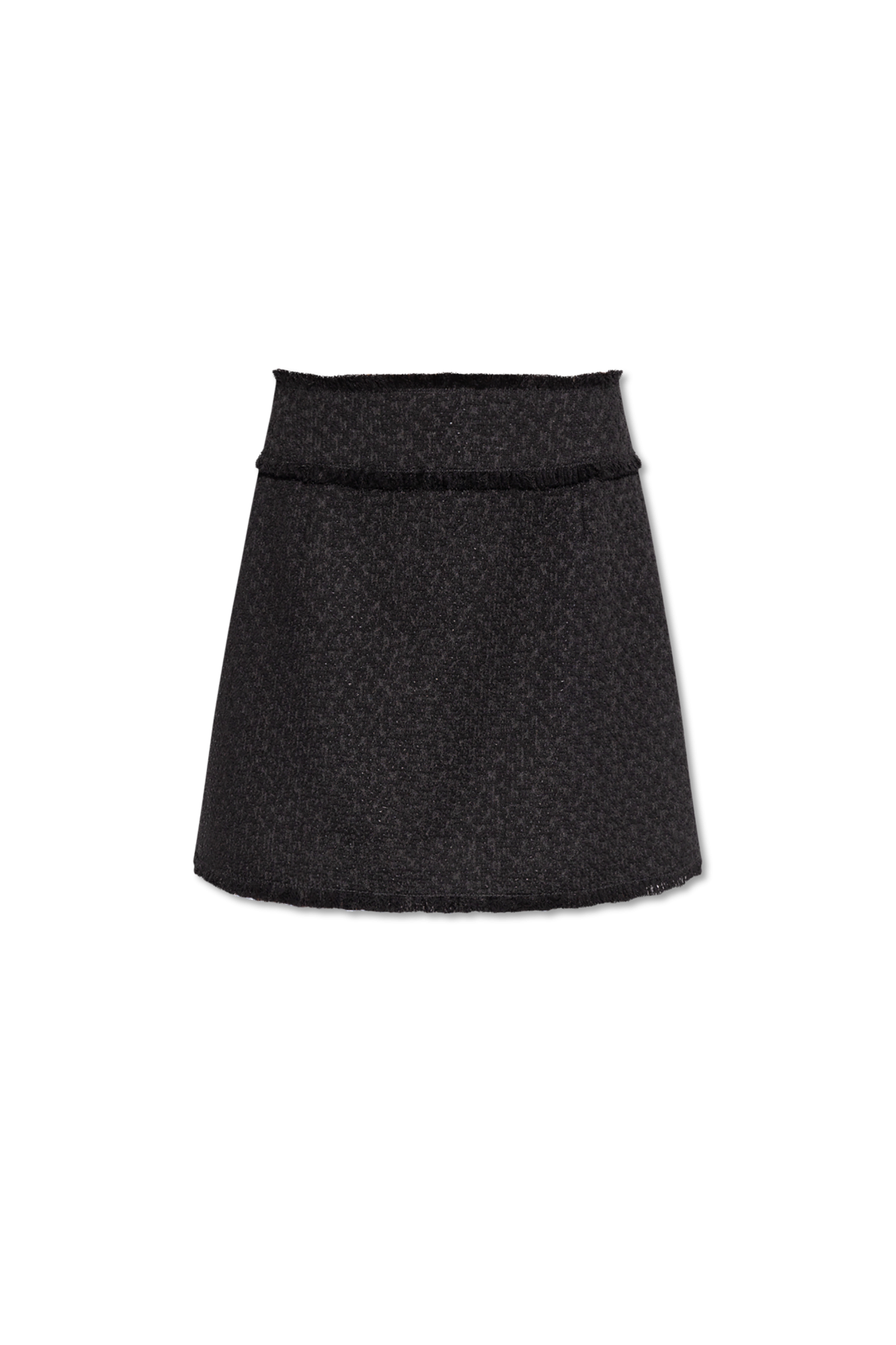 Dolce & Gabbana Tweedowa Spódnica, Kobiety, Czarny