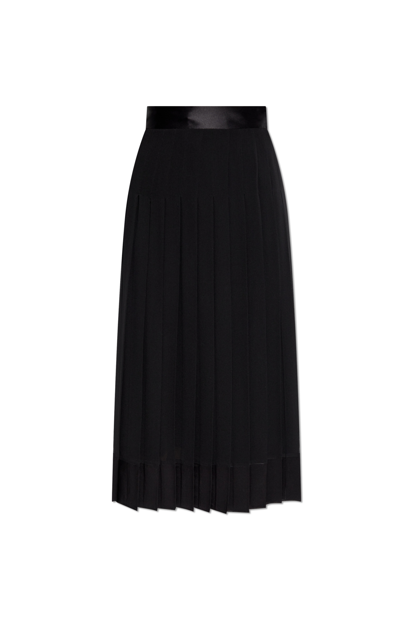 Dolce & Gabbana Jedwabna Spódnica, Kobiety, Czarny