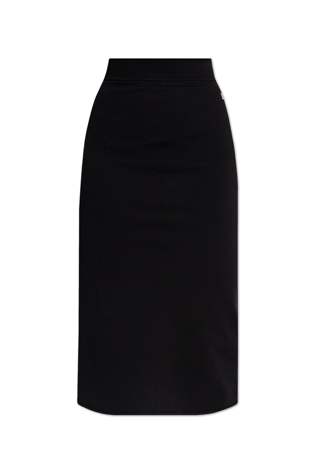 Dolce & Gabbana Spódnica Z Logo, Kobiety, Czarny