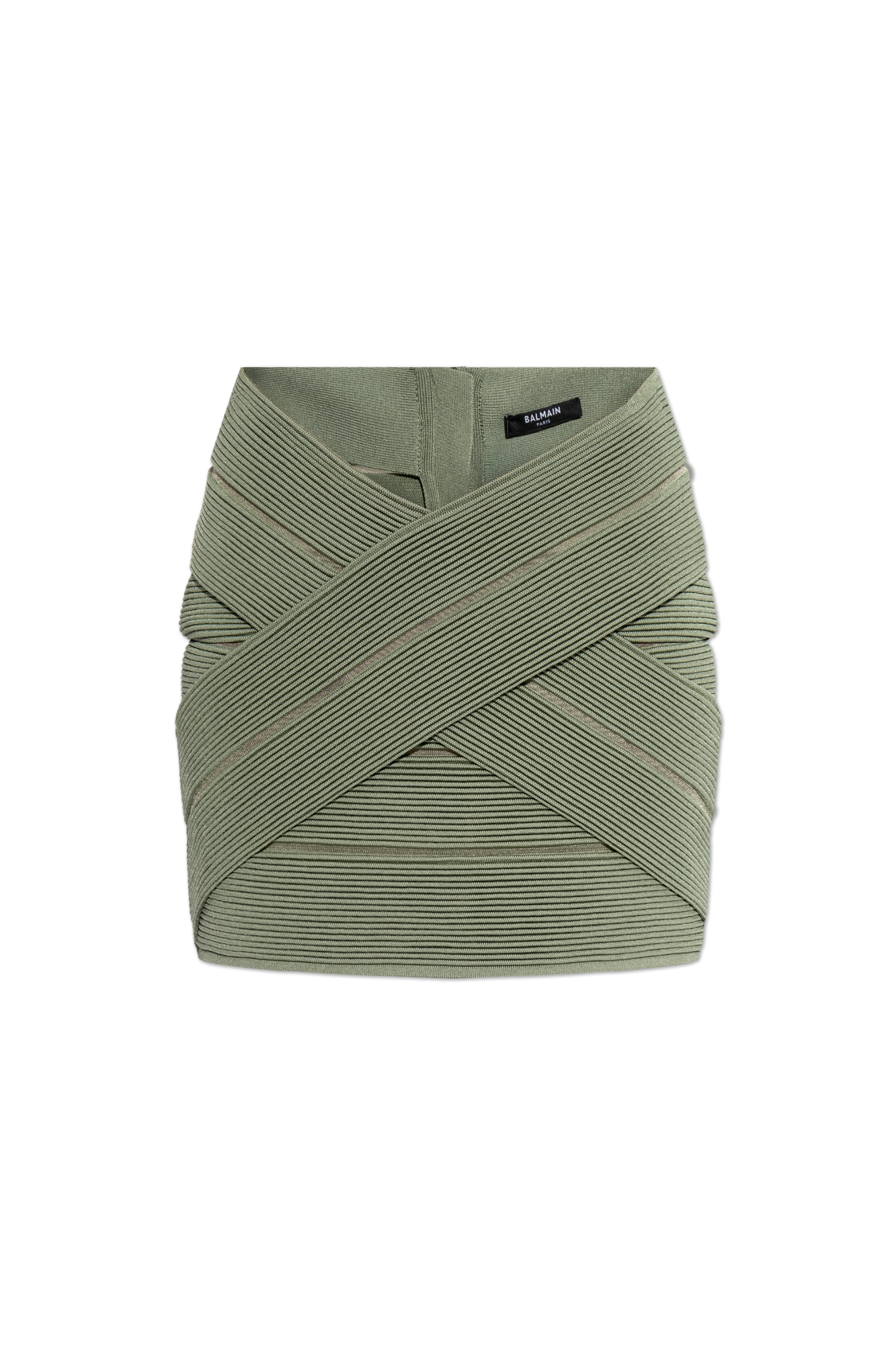 Balmain Krótka Spódnica, Kobiety, Zielony