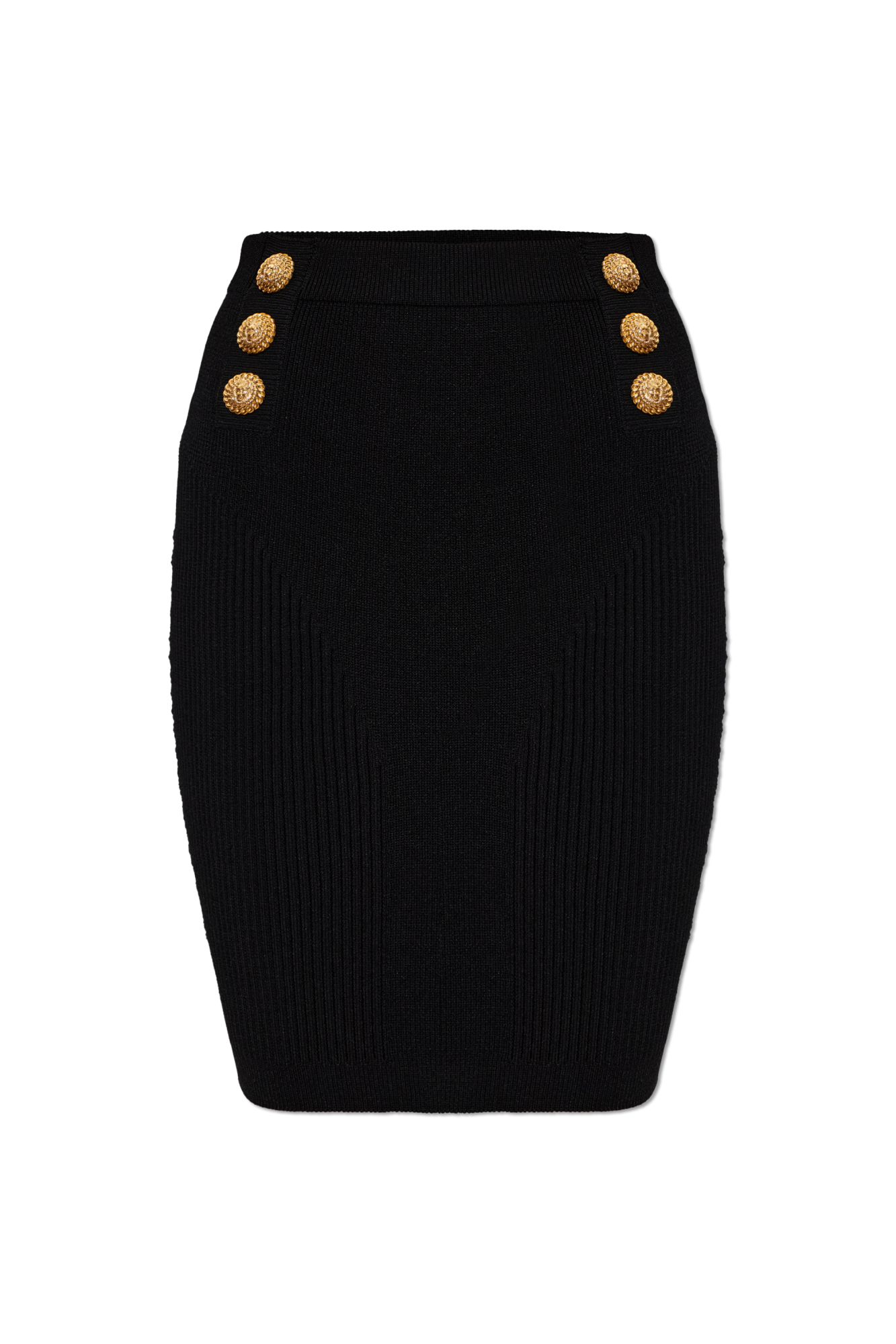 Balmain Spódnica Z Ozdobnymi Guzikami, Kobiety, Różowy