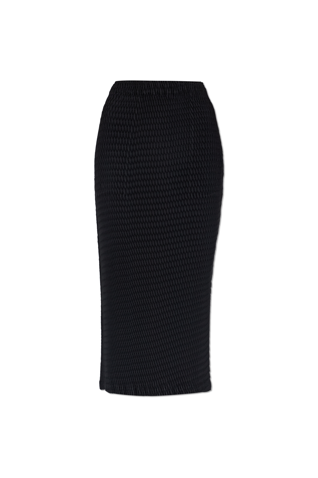 Issey Miyake Plisowana Spódnica, Kobiety, Czarny