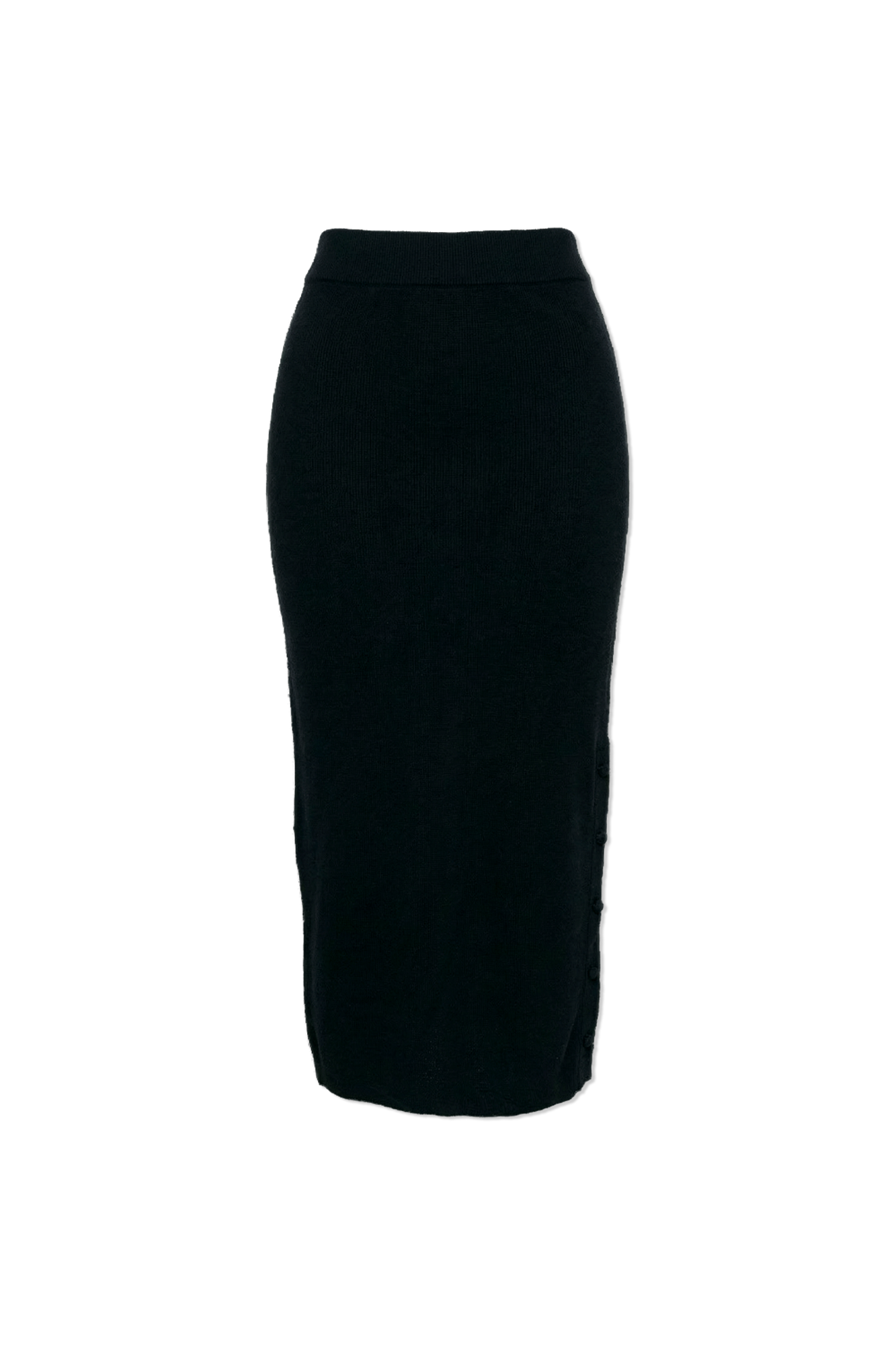 JIL SANDER Wełniana Spódnica, Kobiety, Czarny
