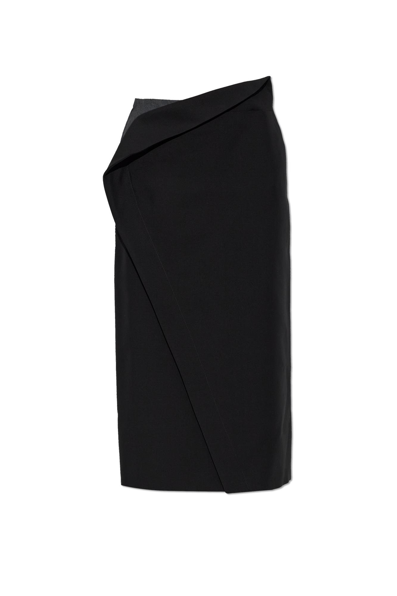 JIL SANDER Spódnica Z Rozcięciem, Kobiety, Czarny