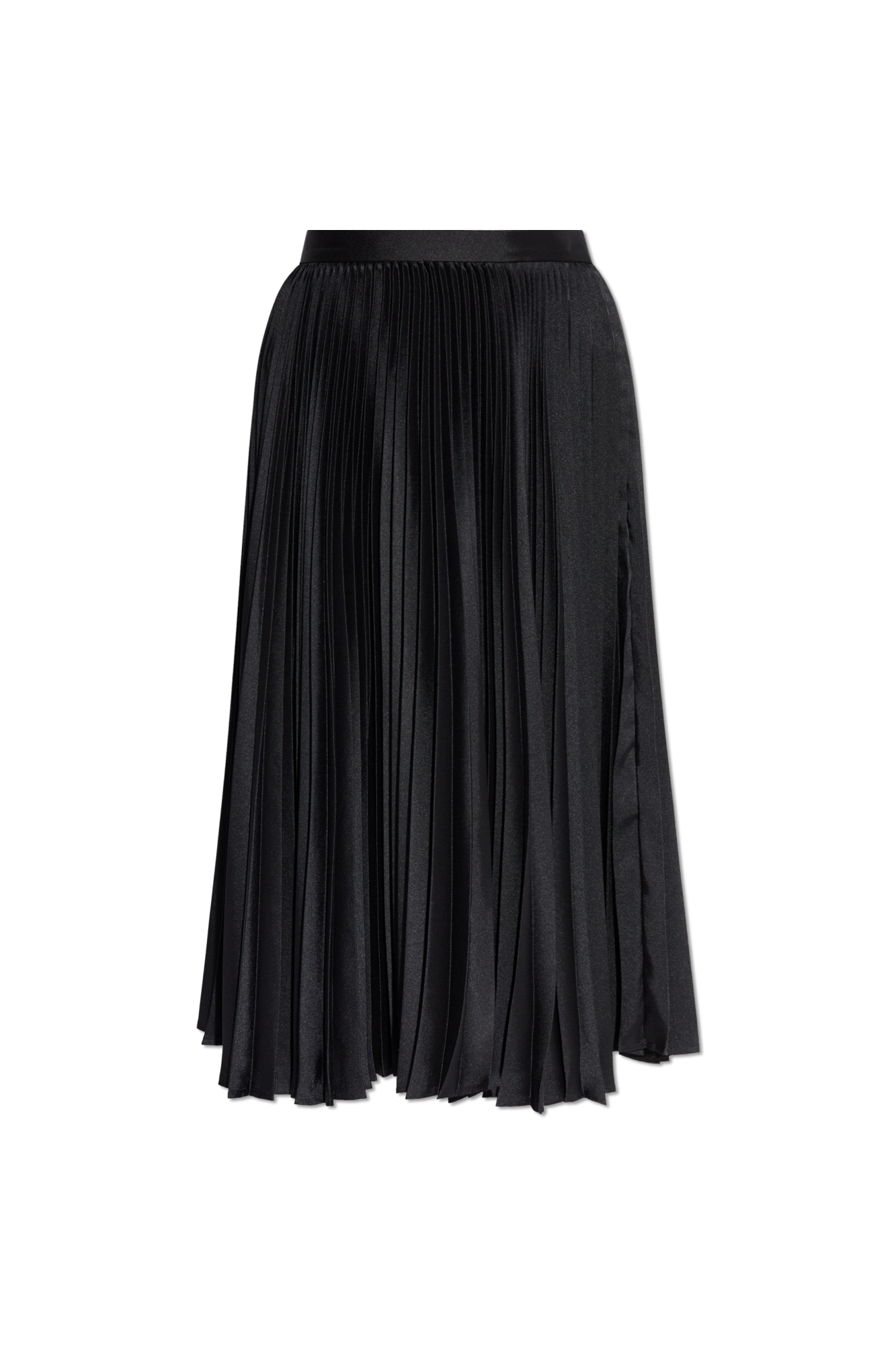 JIL SANDER Plisowana Spódnica, Kobiety, Czarny