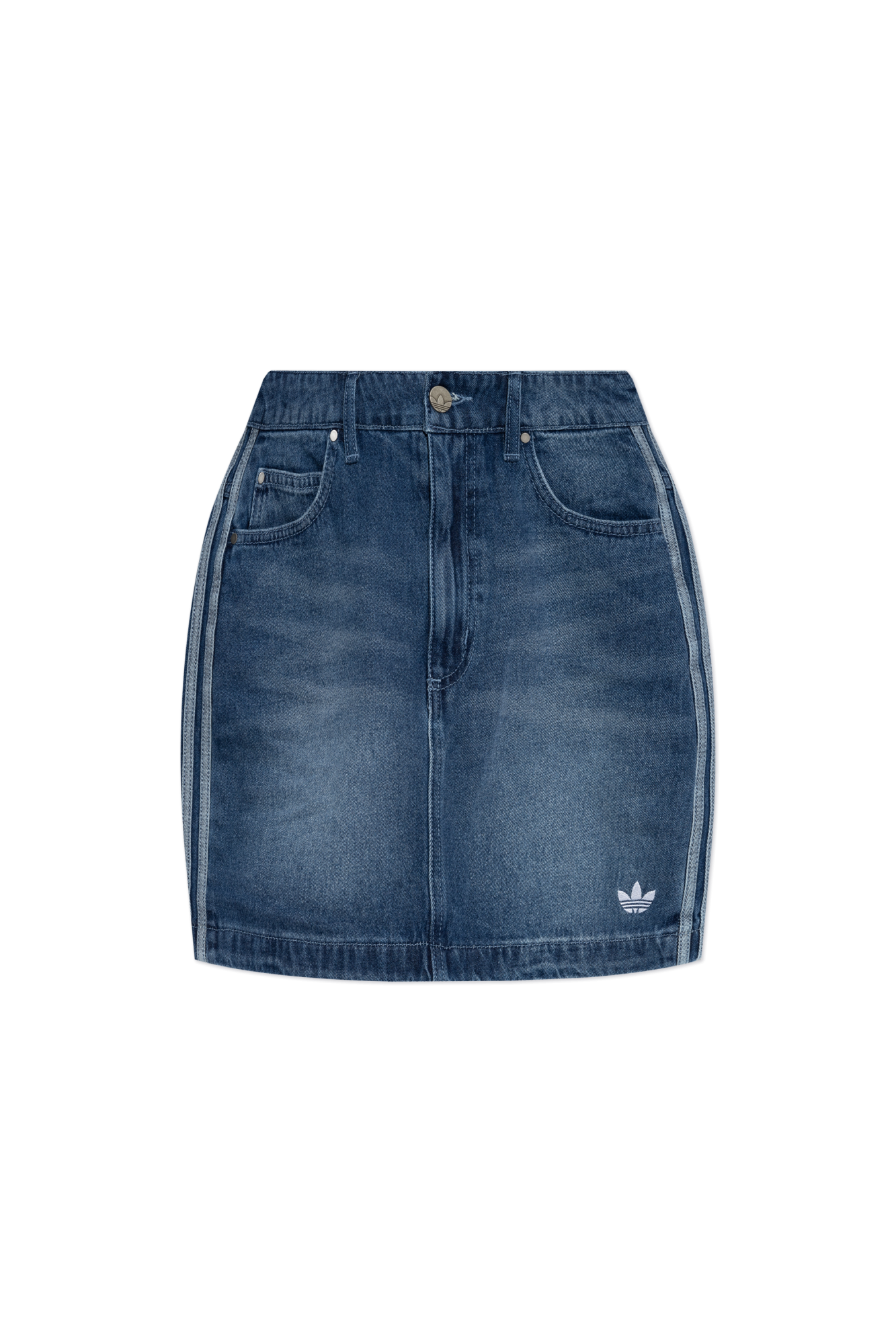 ADIDAS Originals Jeansowa Spódnica, Kobiety, Granatowy