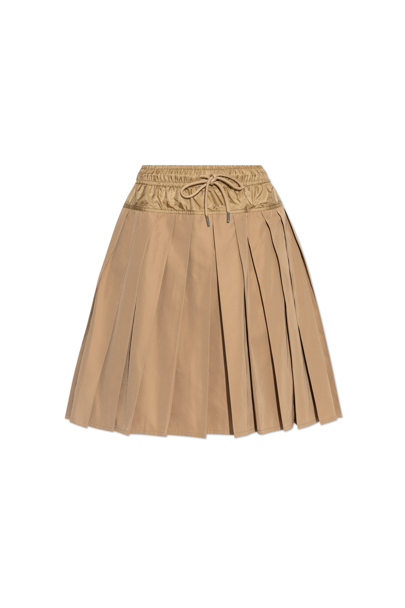 Moncler Plisowana Spódnica, Kobiety, Beżowy