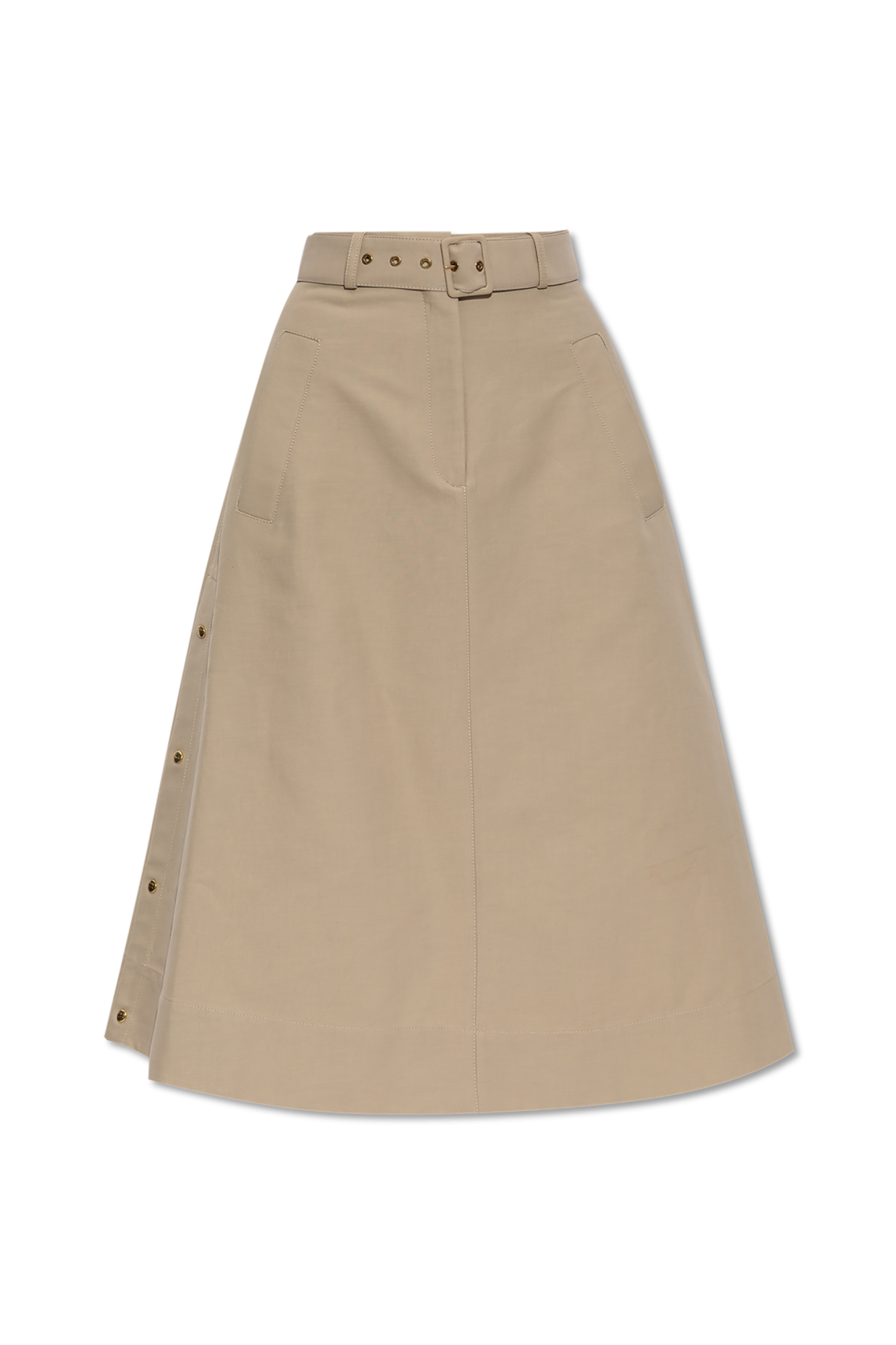 Moncler Spódnica Z Pasem, Kobiety, Beżowy