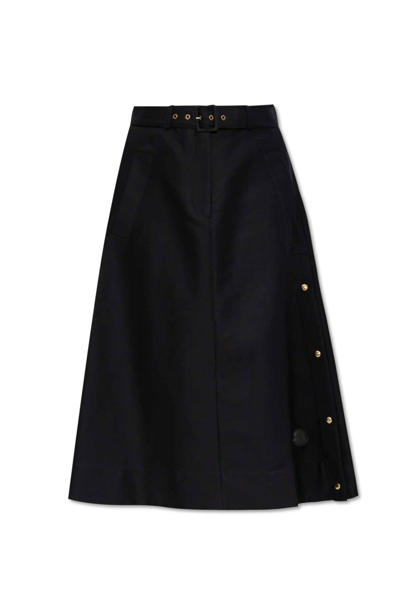 Moncler Spódnica Z Logo, Kobiety, Czarny