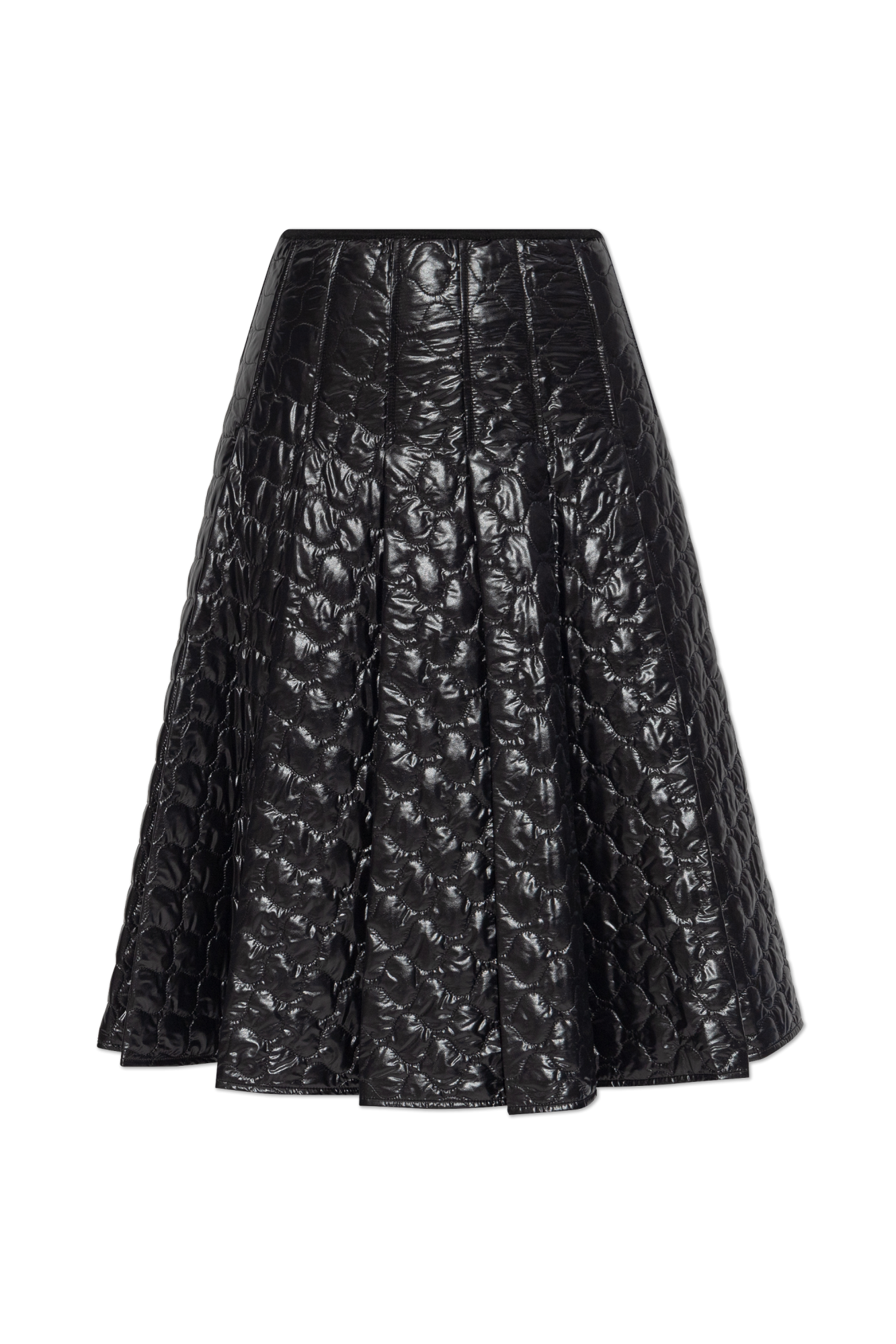 Moncler Pikowana Spódnica, Kobiety, Czarny