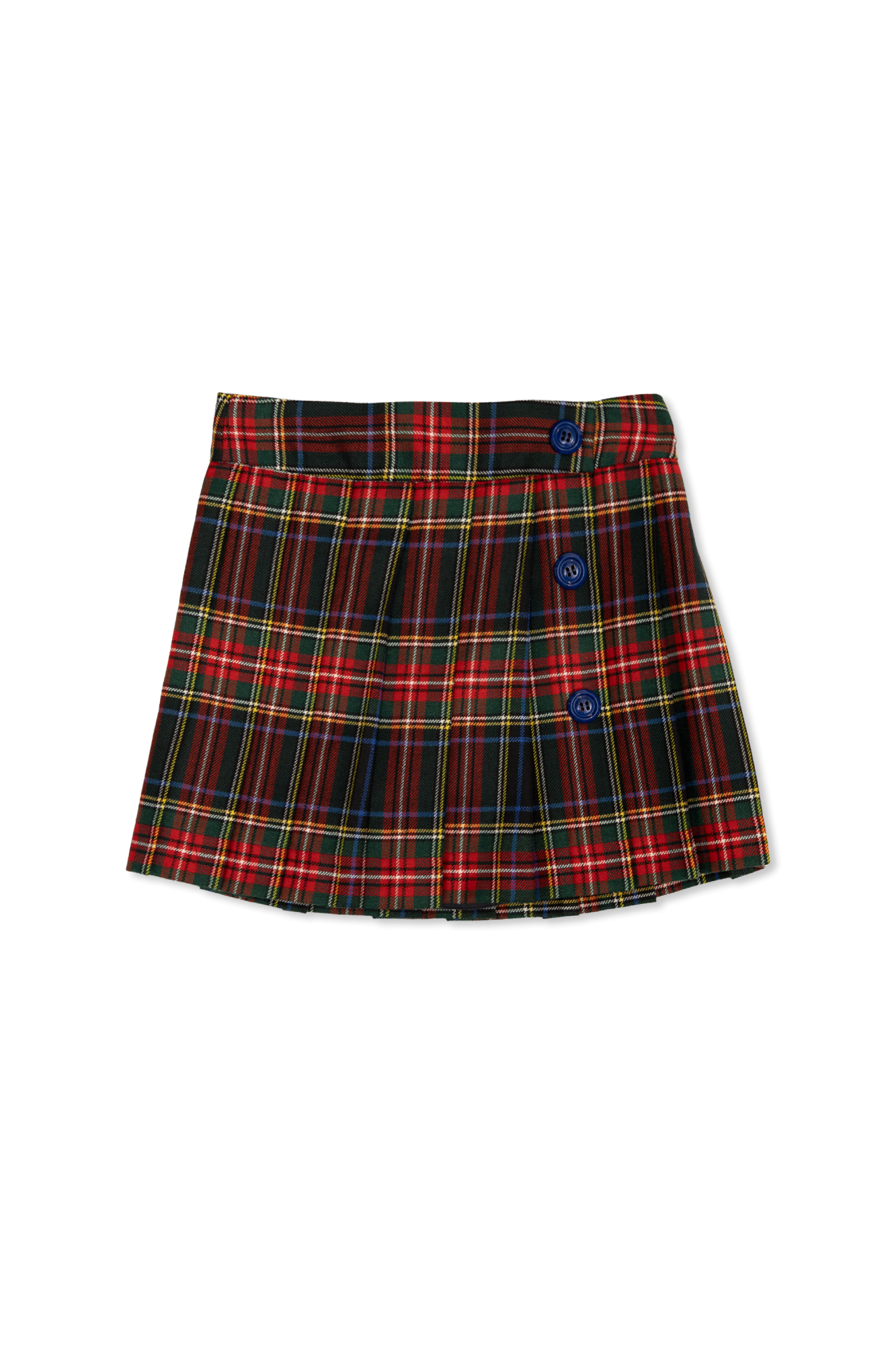 Dolce & Gabbana Kids Spódnica Ze Wzorem W Kratę, Unisex, Multikolor