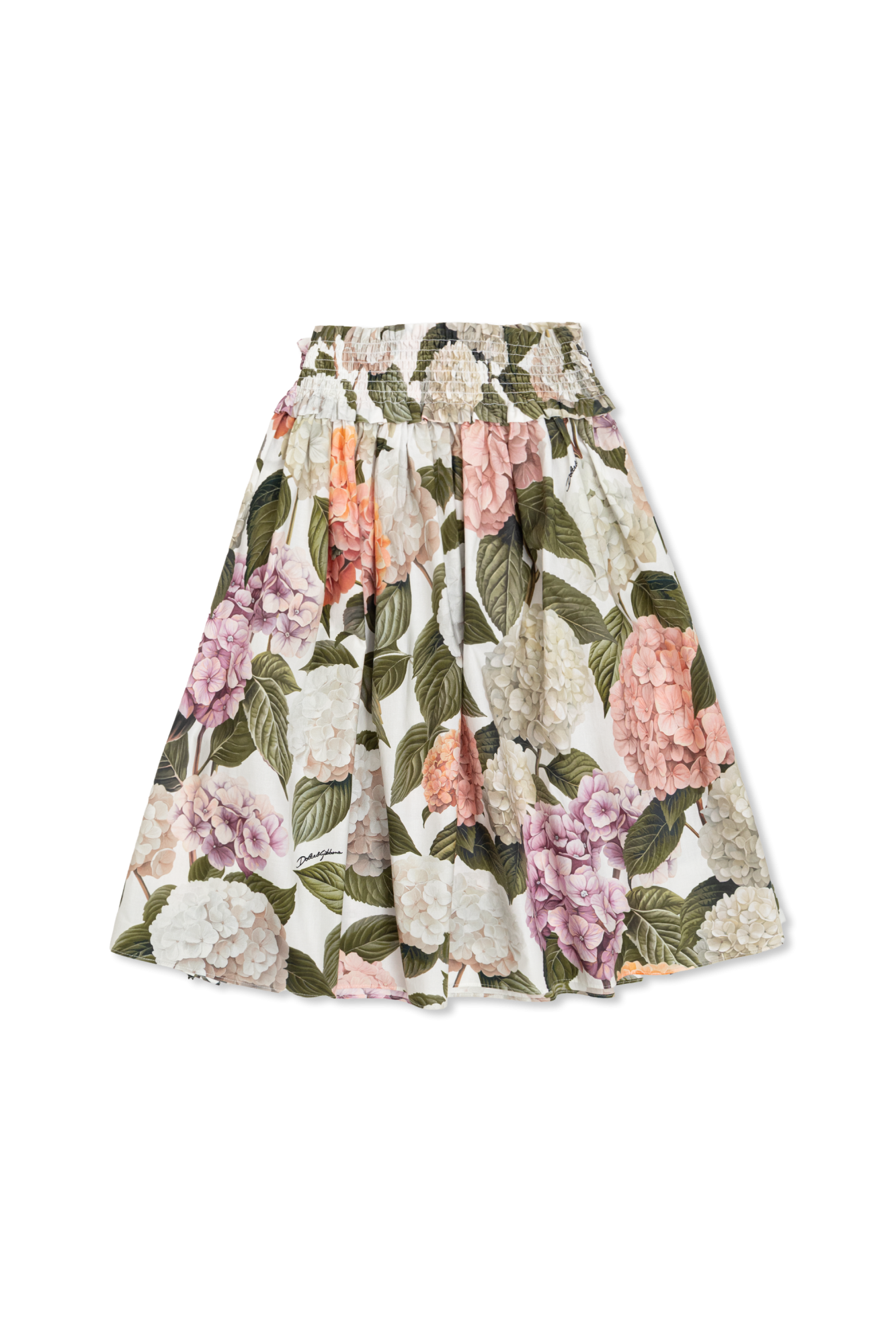 Dolce & Gabbana Kids Spódnica Z Motywem Kwiatowym, Unisex, Multikolor