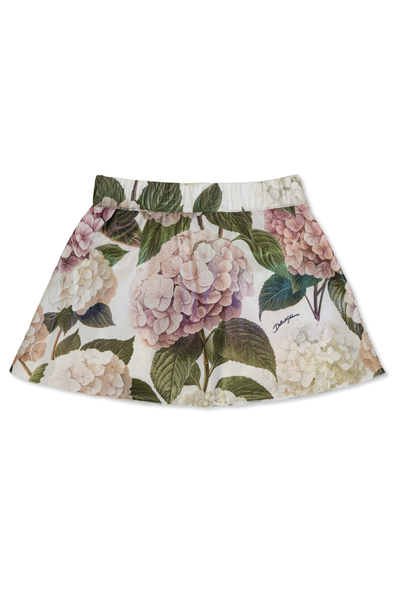 Dolce & Gabbana Kids Spódnica Z Motywem Kwiatowym, Unisex, Multikolor