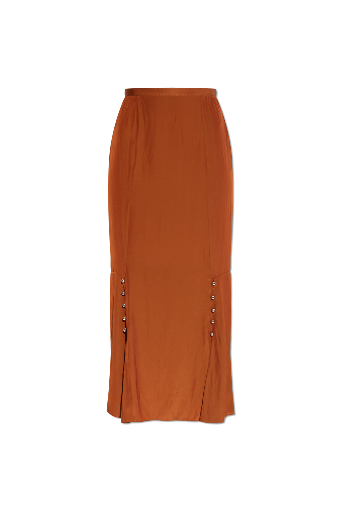 Lanvin Długa Spódnica Z Rozcięciami, Kobiety, Brązowy