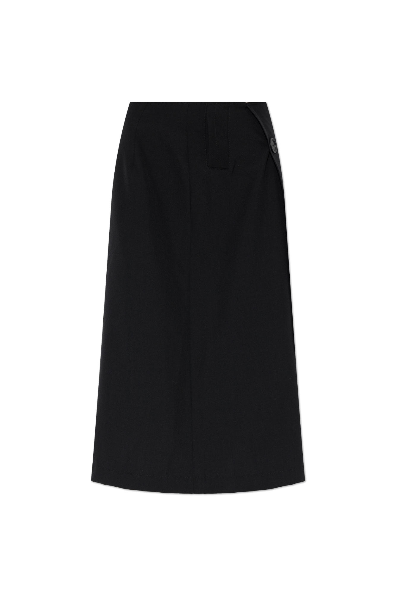 MM6 Maison Margiela Spódnica Z Rozcięciem, Kobiety, Czarny