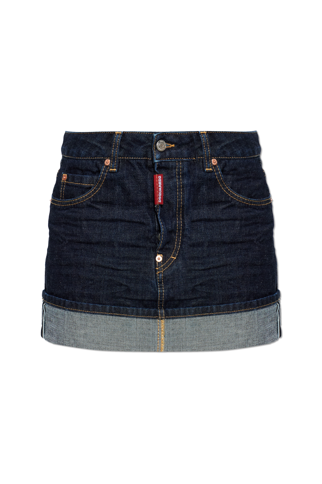 Dsquared2 Jeansowa Spódnica, Kobiety, Granatowy